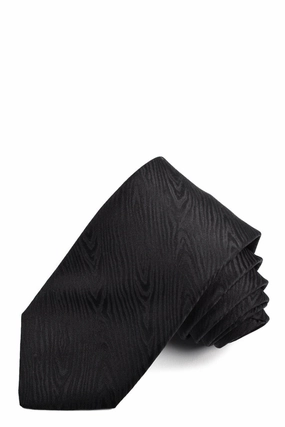 Moire Woven Jacquard Tie