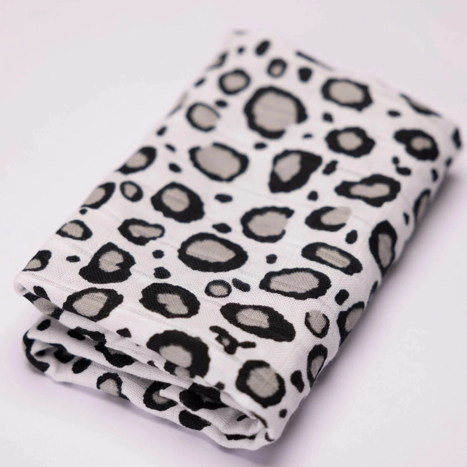 MuslinZ 3 Pack Bamboo/Organic Cotton Muslin Squares 70x70cm - Leopard
