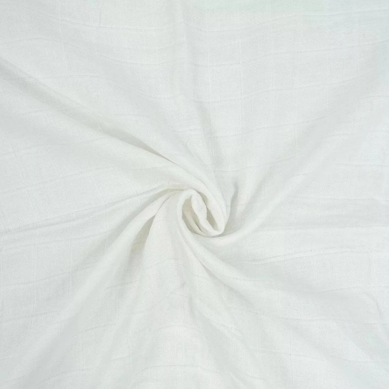 MuslinZ 3 Pack Bamboo/Organic Cotton Muslin Squares 70x70cm - White