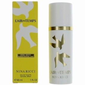 Nina Ricci Women's Eau De Toilette Spray - L'air du Temps Refined, Floral Scent, 1 oz