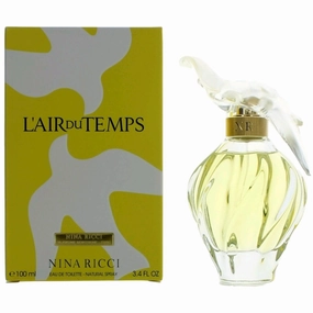 Nina Ricci Women's EDT Spray - L'air du Temps Refined, Floral Fragrance Notes, 3.4 oz