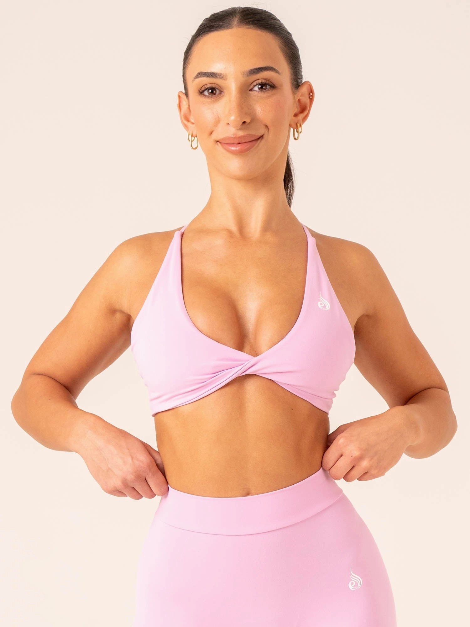 NKD Twist Sports Bra - Candy Pink