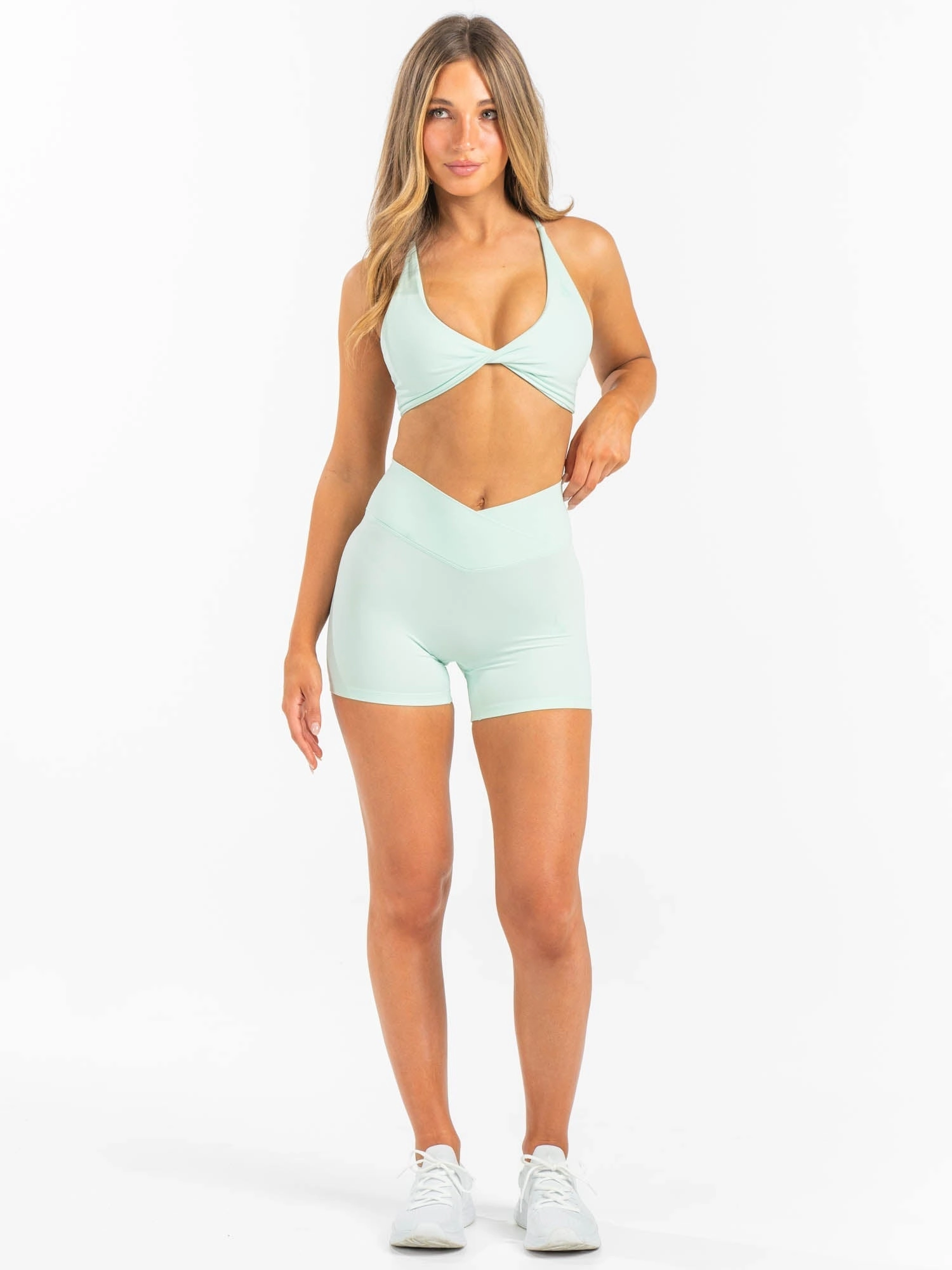 NKD Twist Sports Bra - Cool Mint