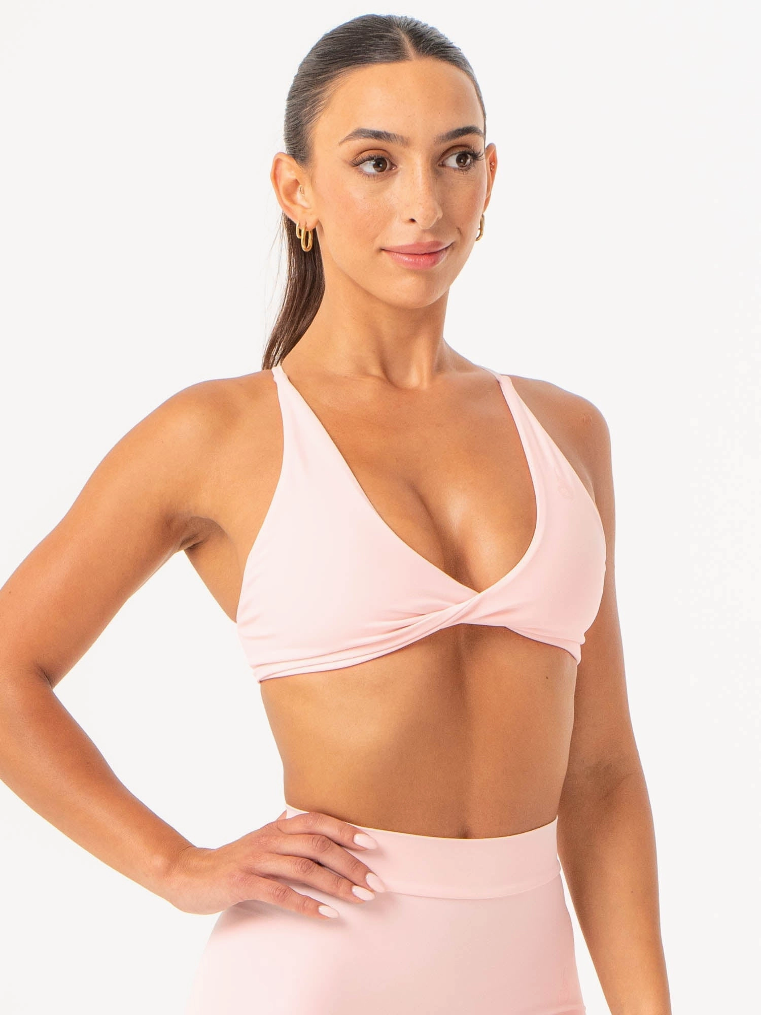 NKD Twist Sports Bra - Pink Musk