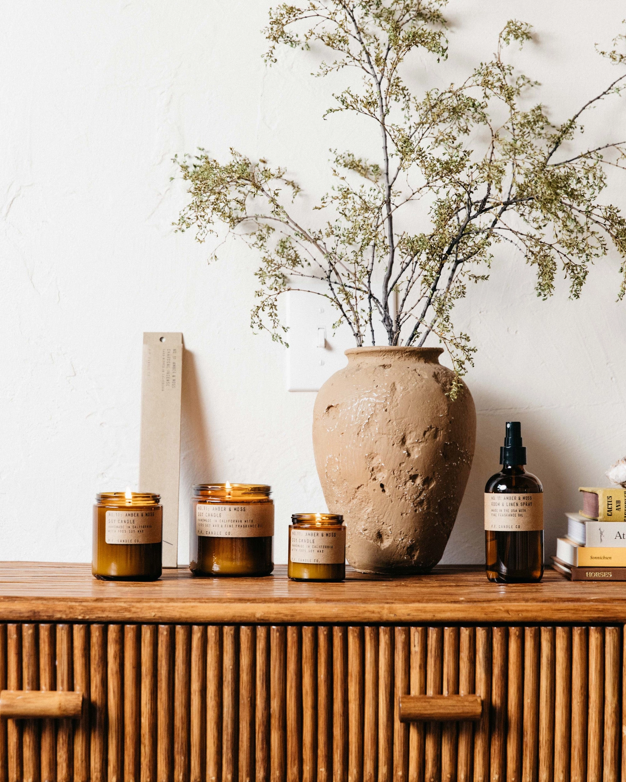 P.F. Candle Co. Reed Diffuser - Amber & Moss