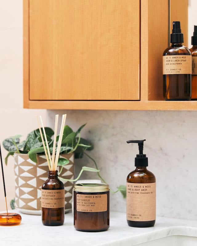 P.F. Candle Co. Reed Diffuser - Amber & Moss