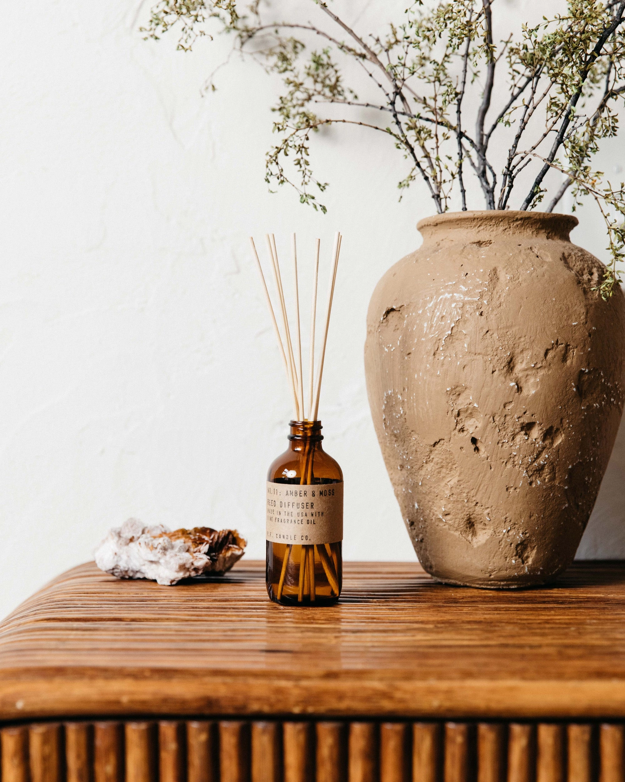 P.F. Candle Co. Reed Diffuser - Amber & Moss