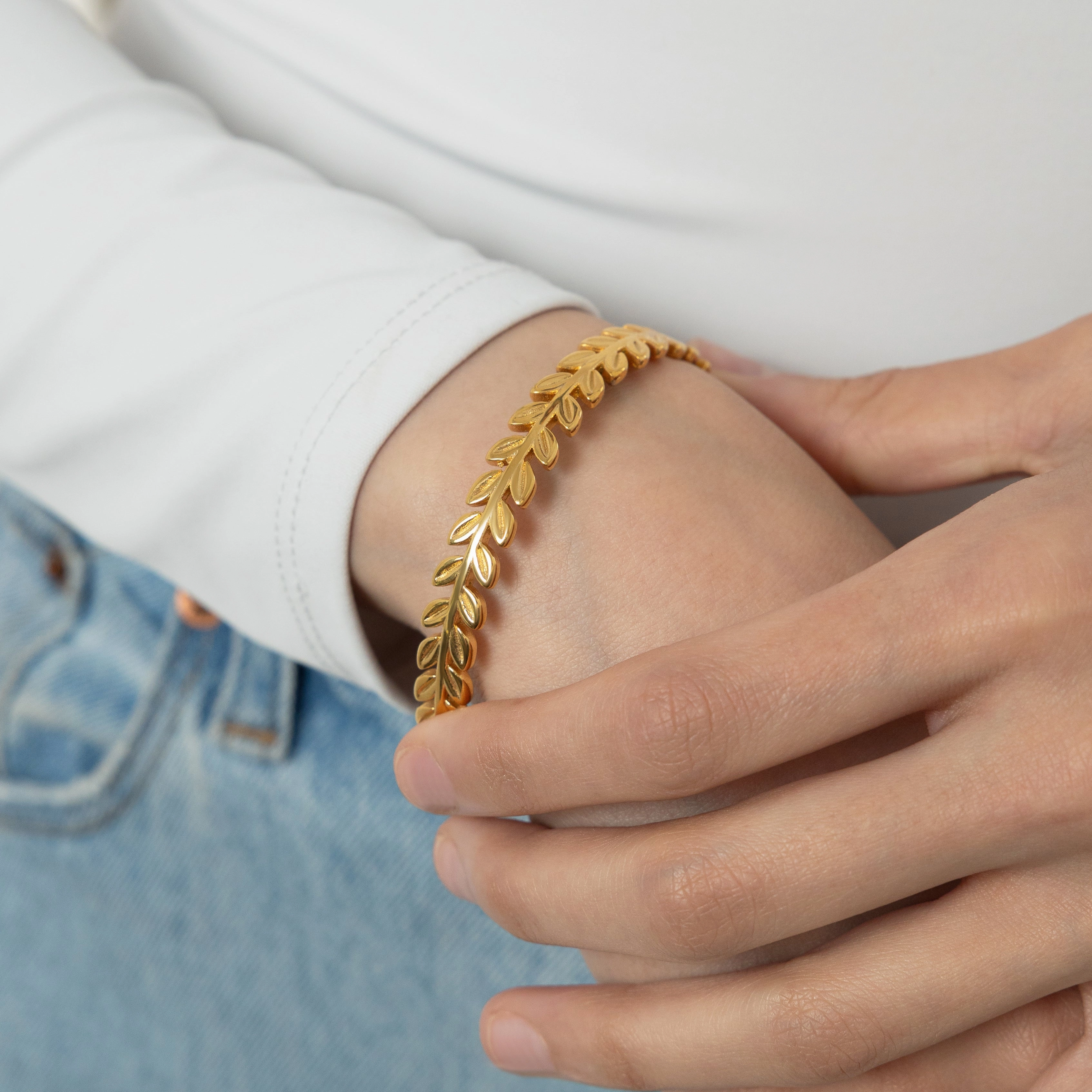 Palestine Olive Layering Bangle