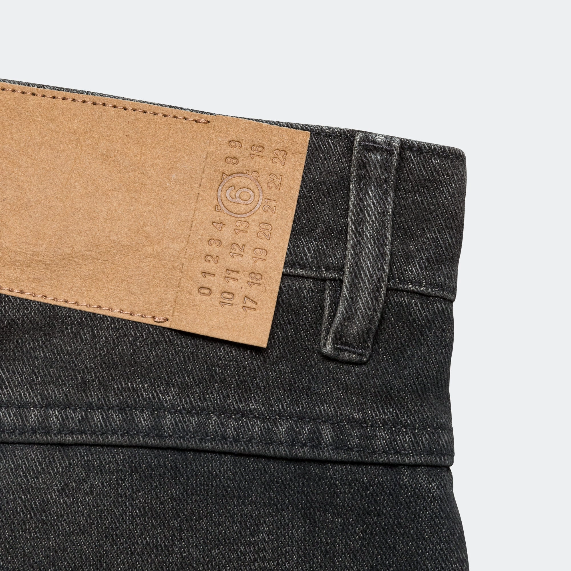 Panelled Denim Shorts - Wolf Grey