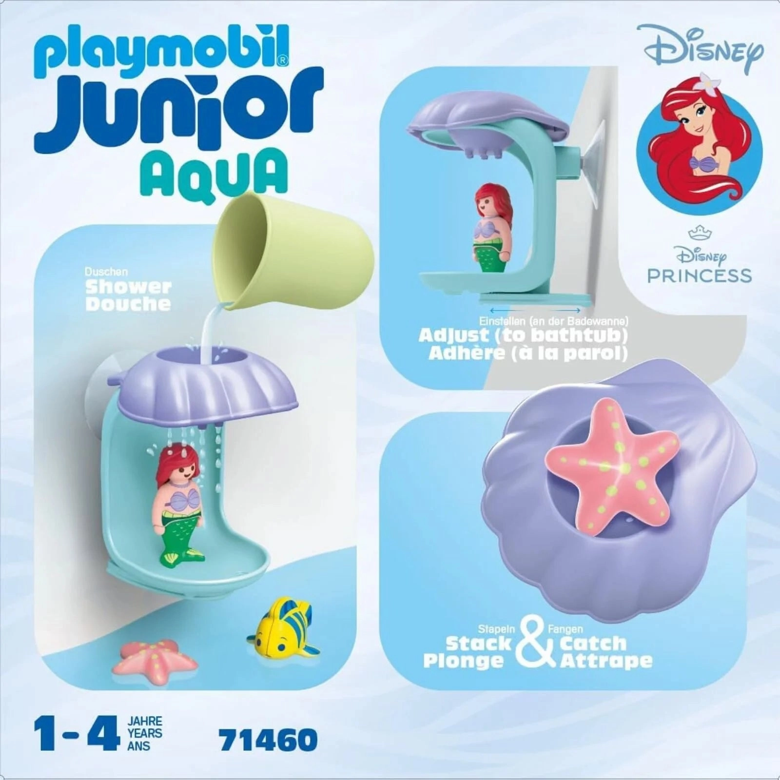 Playmobil Junior Aqua & Disney 71460 Ariel's Shell Shower