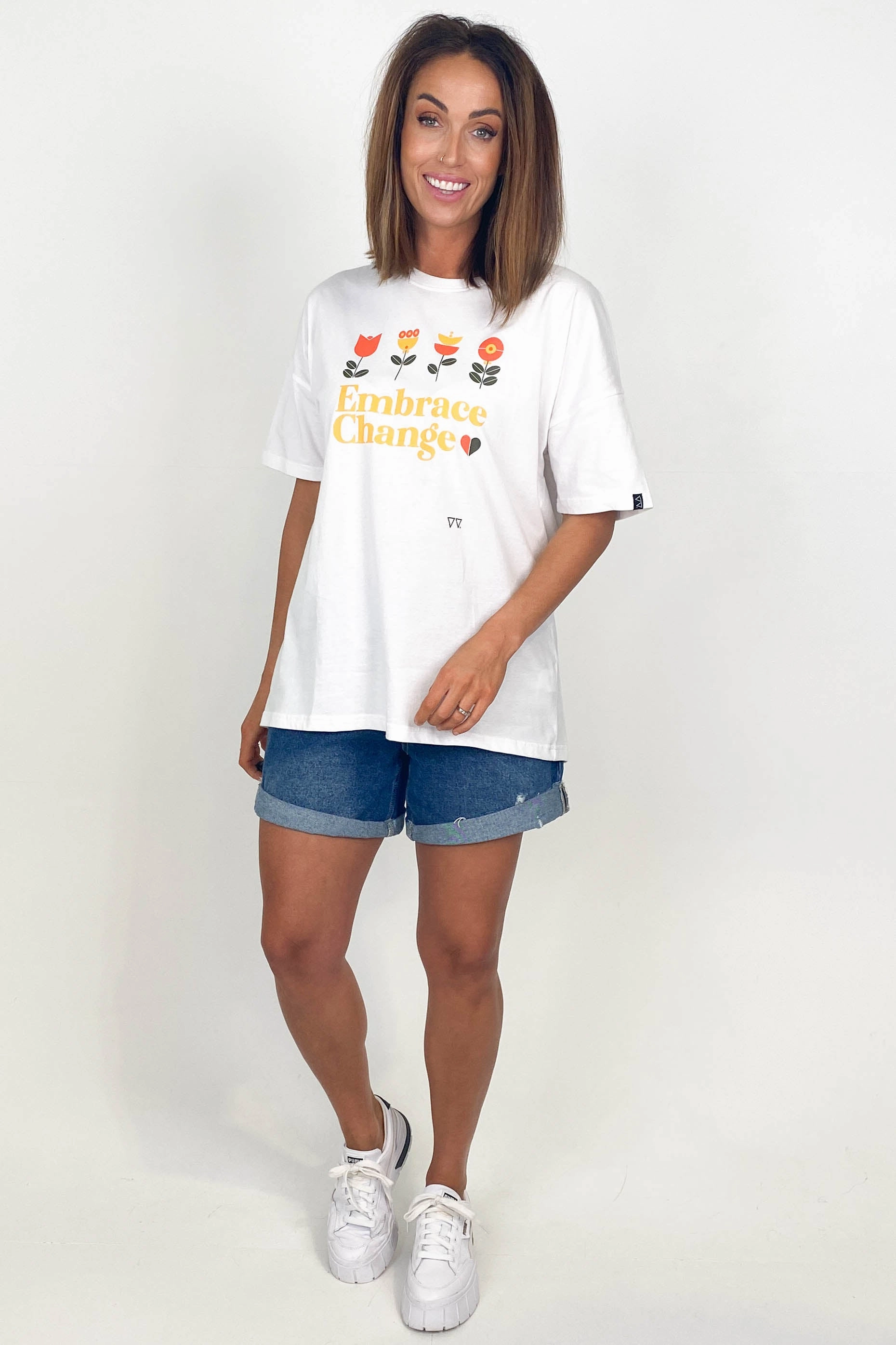 Rebel Club by Shine On Embrace Tee White