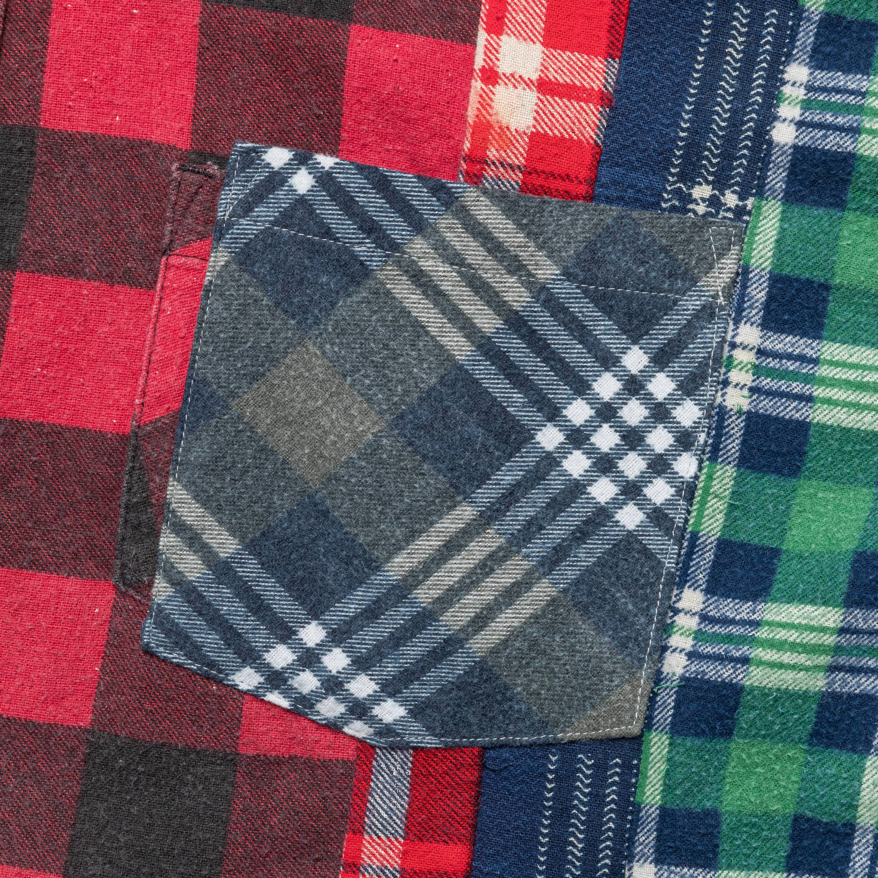 Rebuild Flannel 7 Cuts Shirt SS25 - Large #2