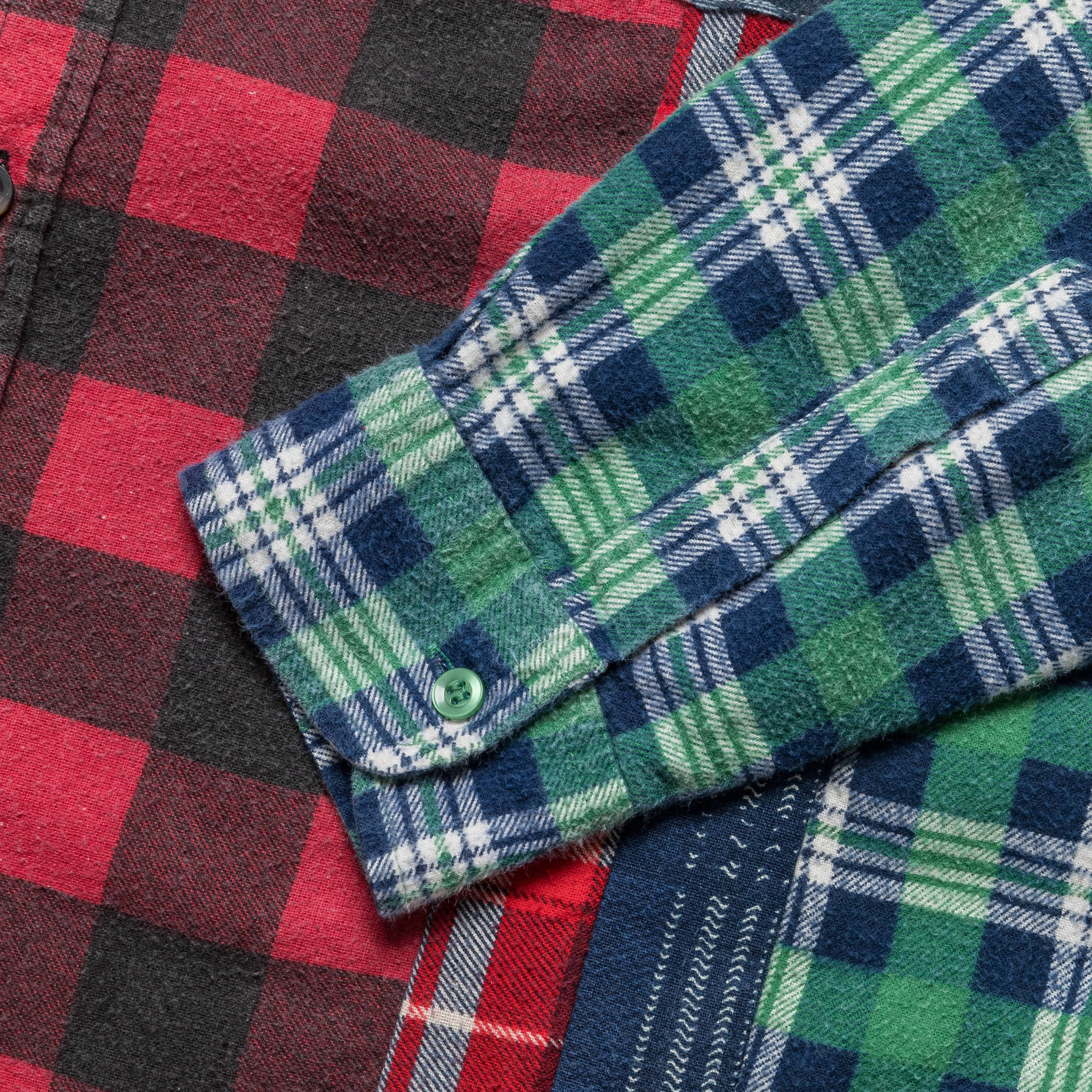 Rebuild Flannel 7 Cuts Shirt SS25 - Large #2