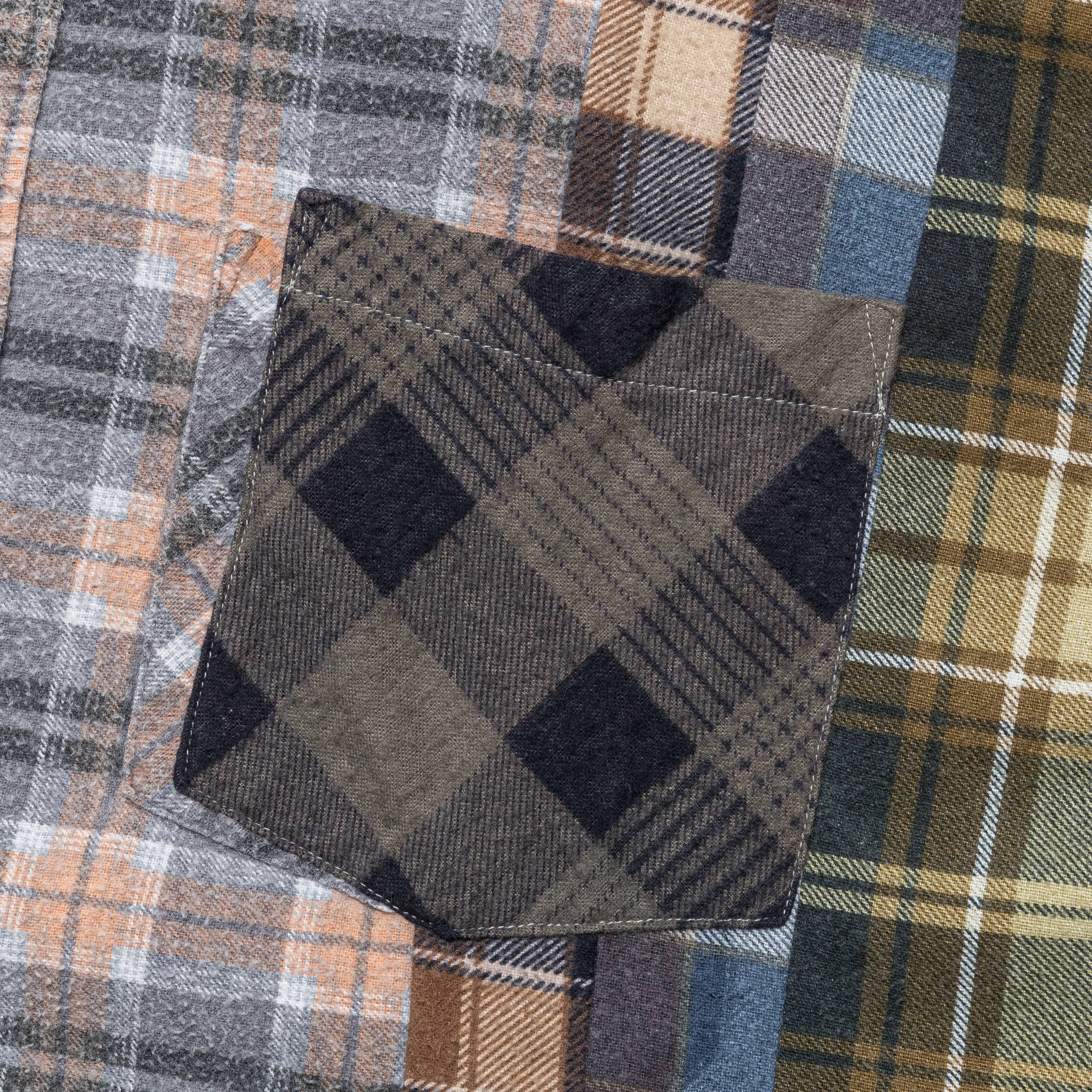 Rebuild Flannel 7 Cuts Shirt SS25 - Large #3