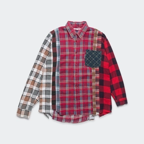 Rebuild Flannel 7 Cuts Shirt SS25 - Large #4