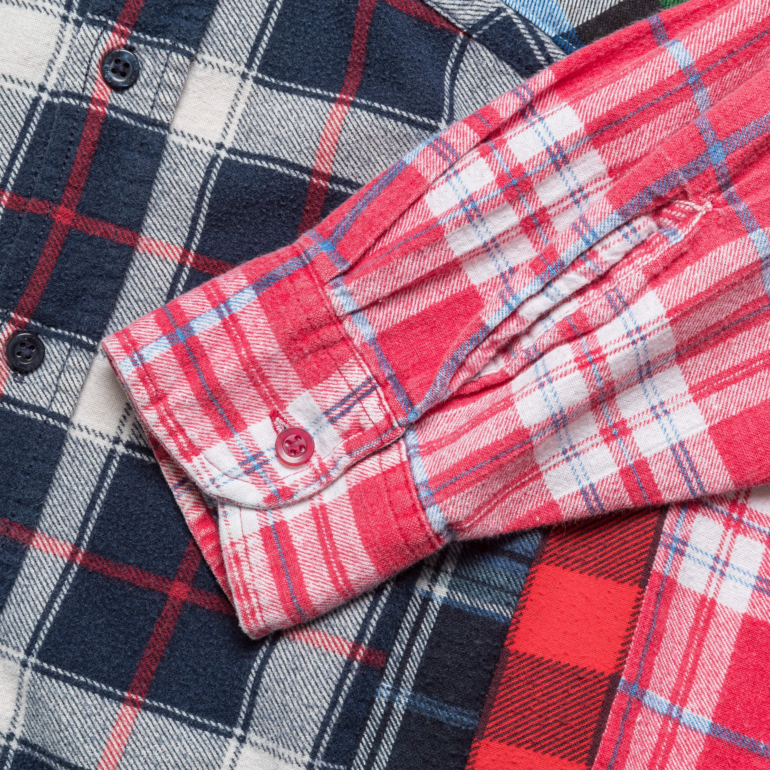 Rebuild Flannel 7 Cuts Shirt SS25 - Large #6