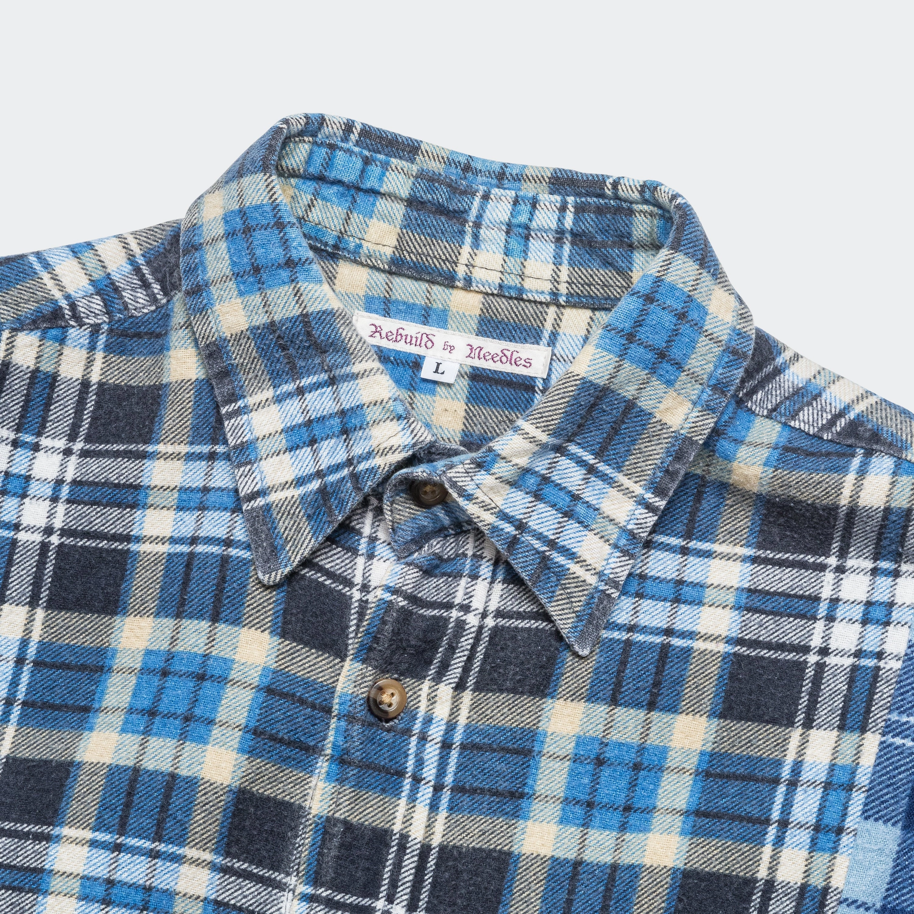 Rebuild Flannel 7 Cuts Shirt SS25 - Large #7