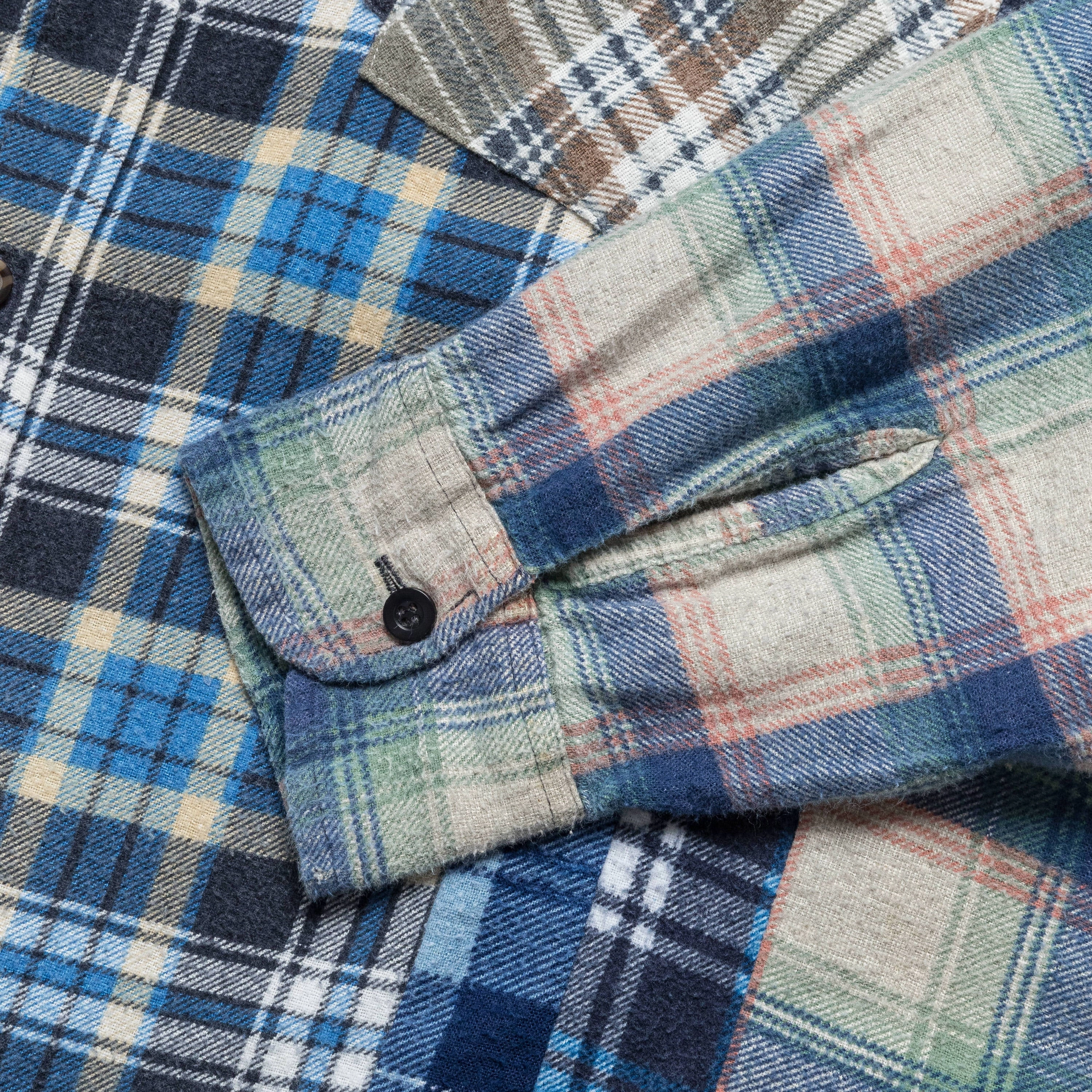 Rebuild Flannel 7 Cuts Shirt SS25 - Large #7
