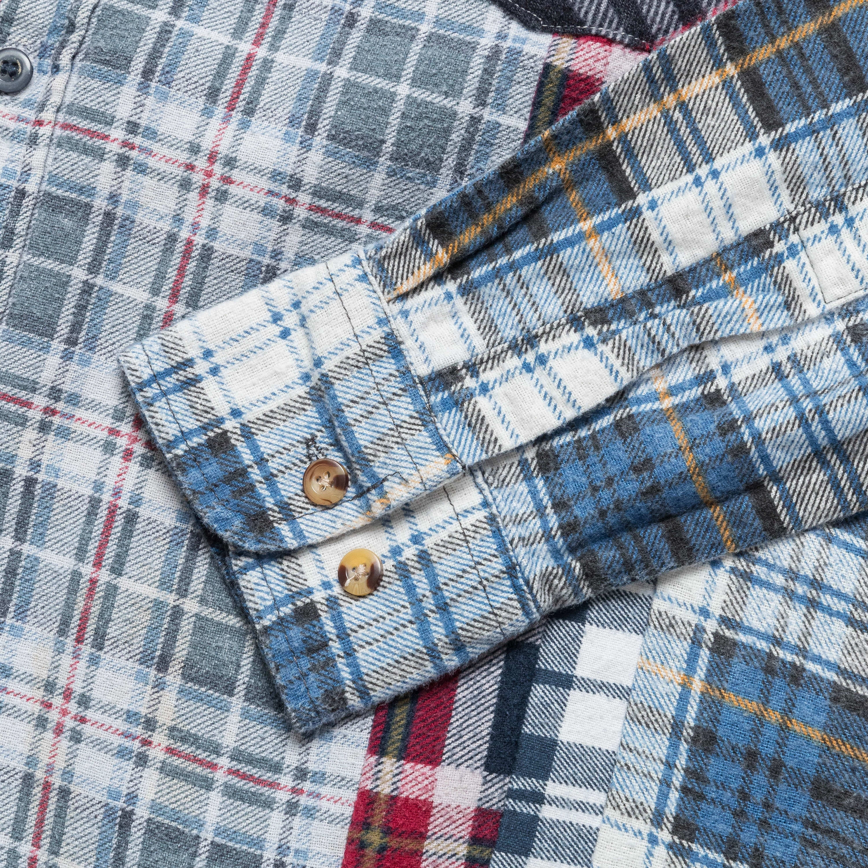 Rebuild Flannel 7 Cuts Shirt SS25 - Large #8
