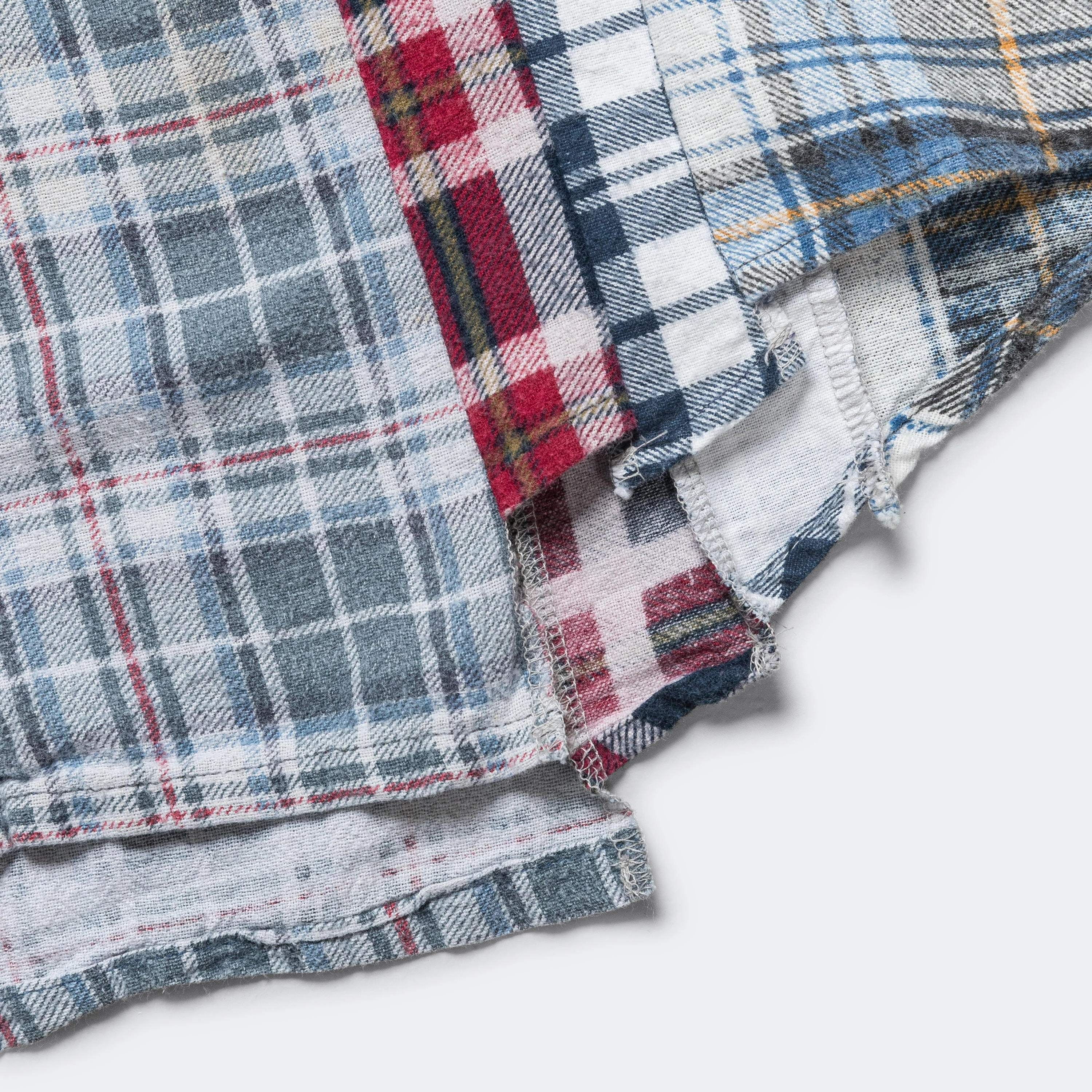 Rebuild Flannel 7 Cuts Shirt SS25 - Large #8