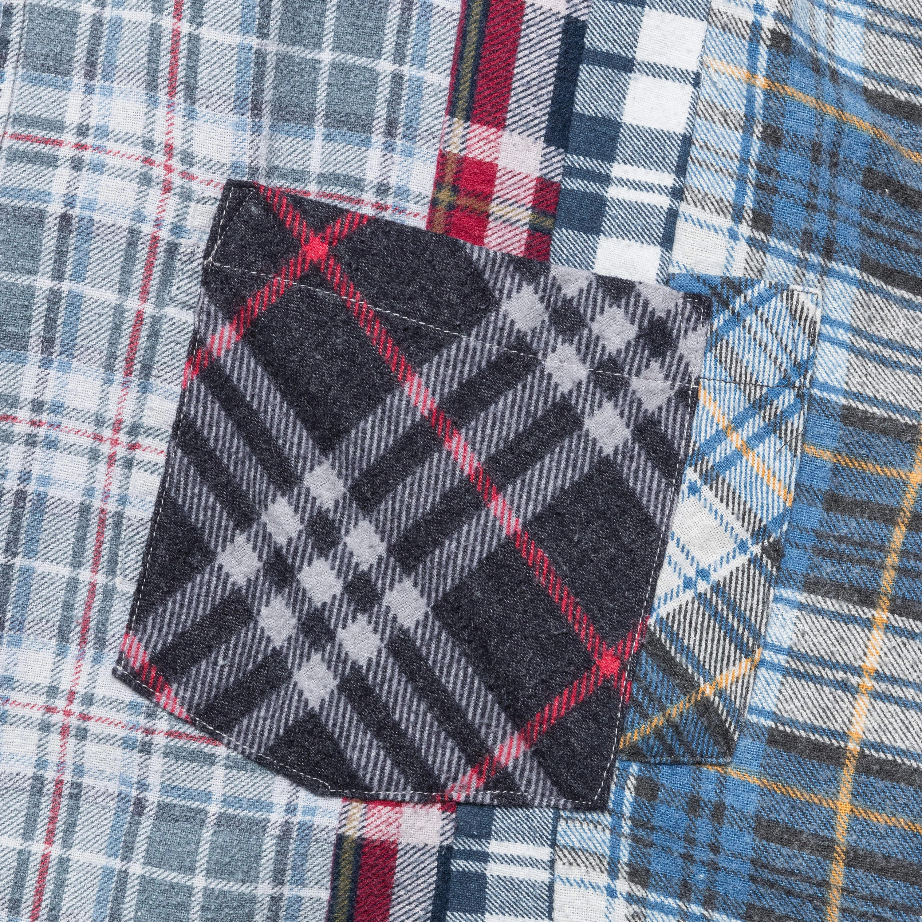 Rebuild Flannel 7 Cuts Shirt SS25 - Large #8