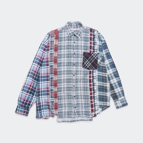 Rebuild Flannel 7 Cuts Shirt SS25 - Large #8
