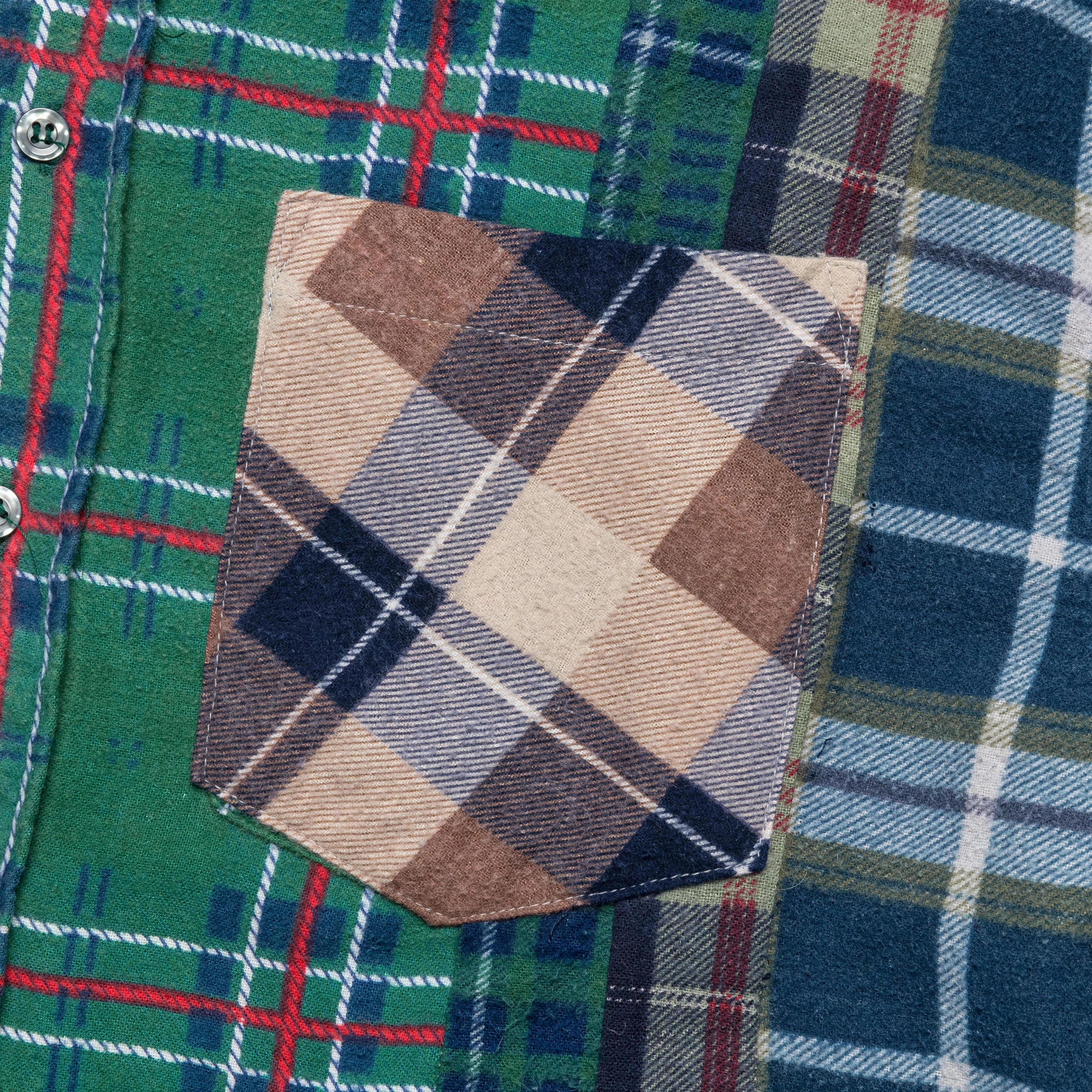 Rebuild Flannel 7 Cuts Shirt SS25 - Medium #9