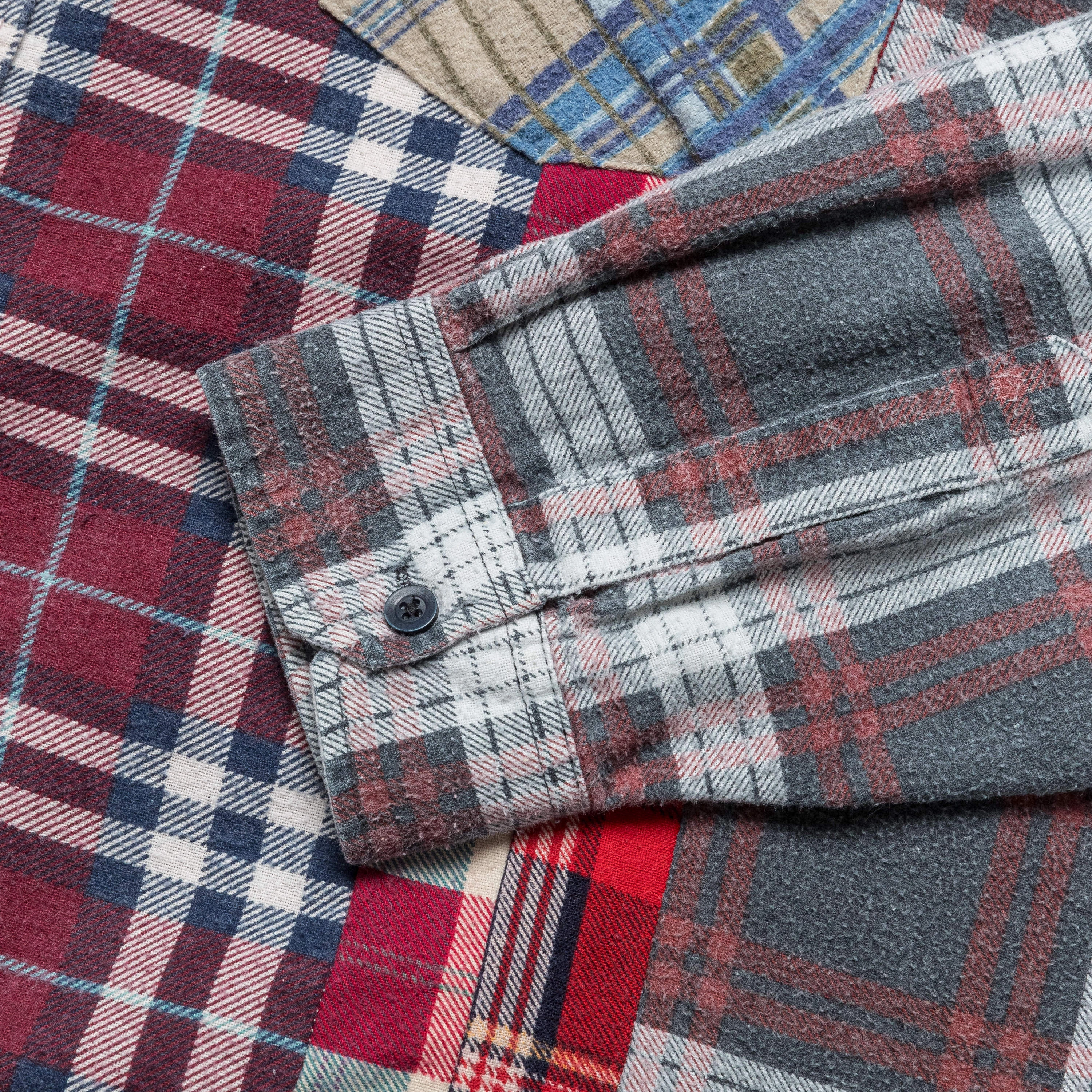 Rebuild Flannel 7 Cuts Shirt SS25 - X-Large #3