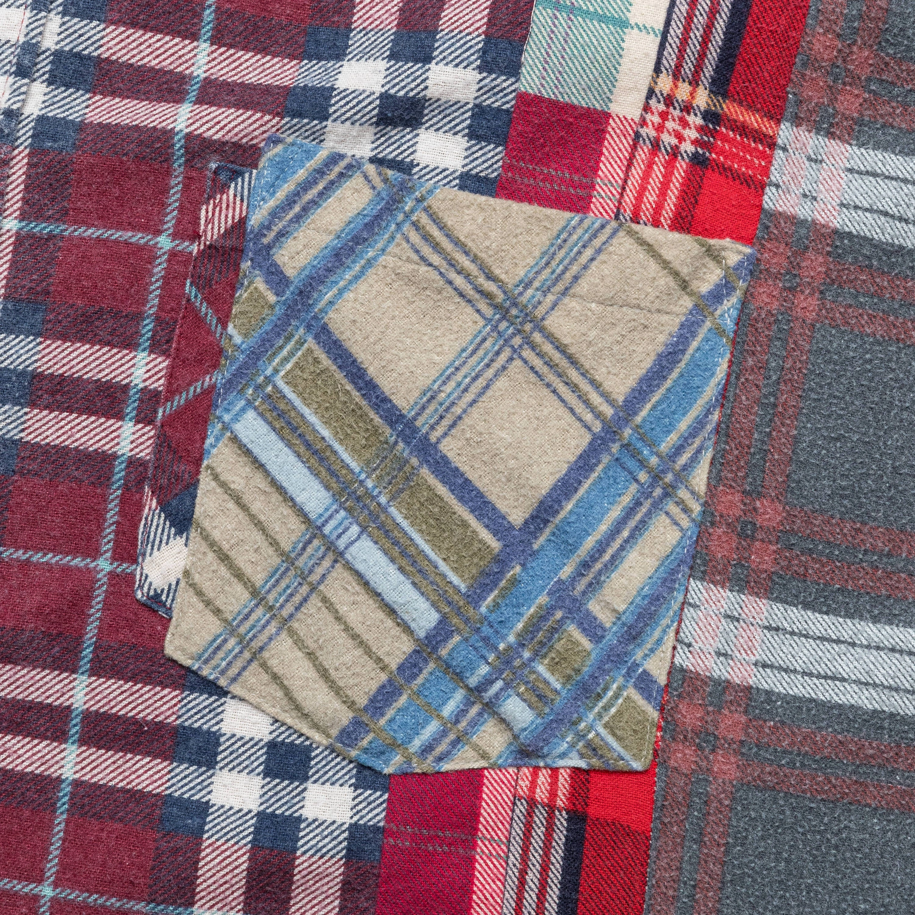 Rebuild Flannel 7 Cuts Shirt SS25 - X-Large #3