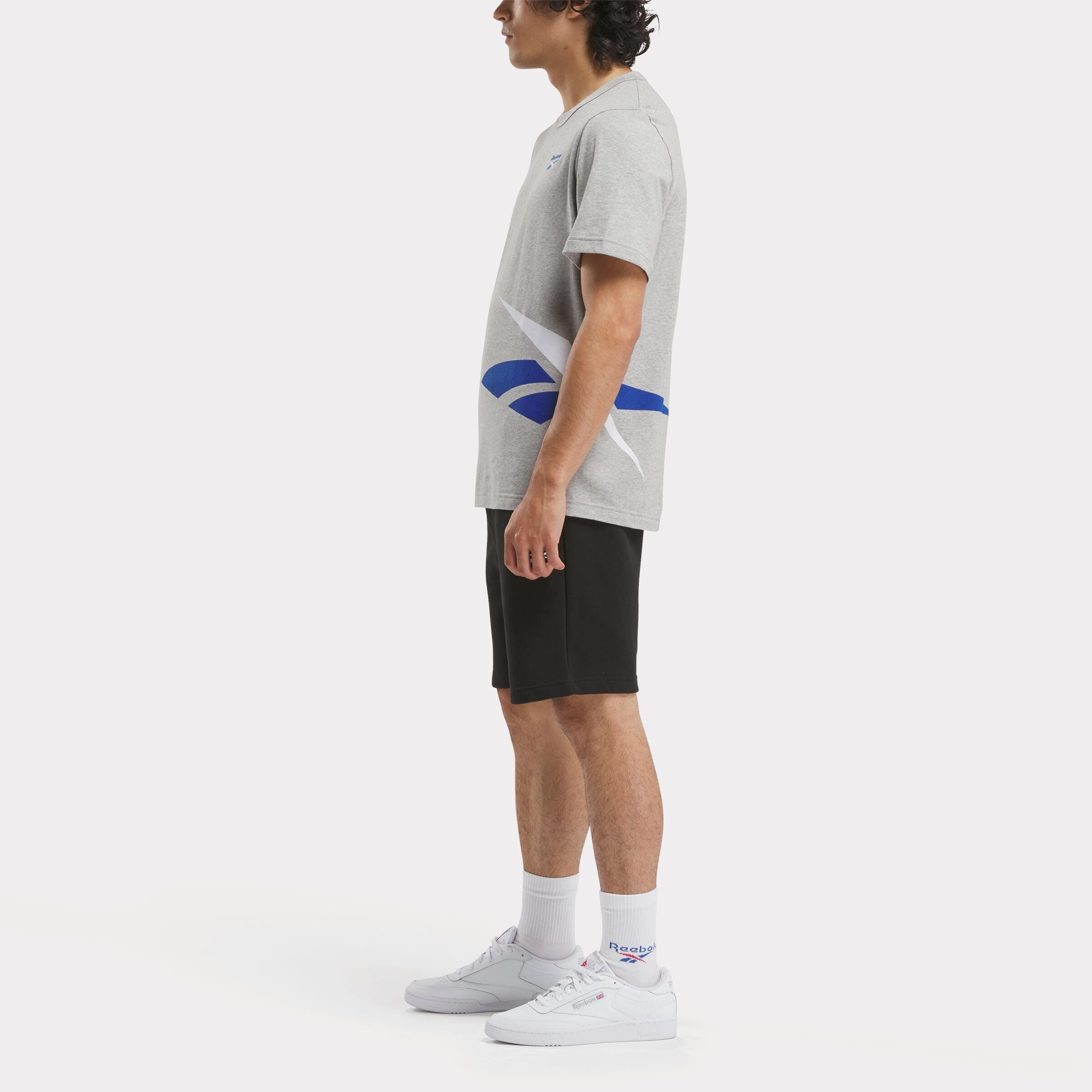 Reebok Identity Cross Check T-Shirt Mgreyh