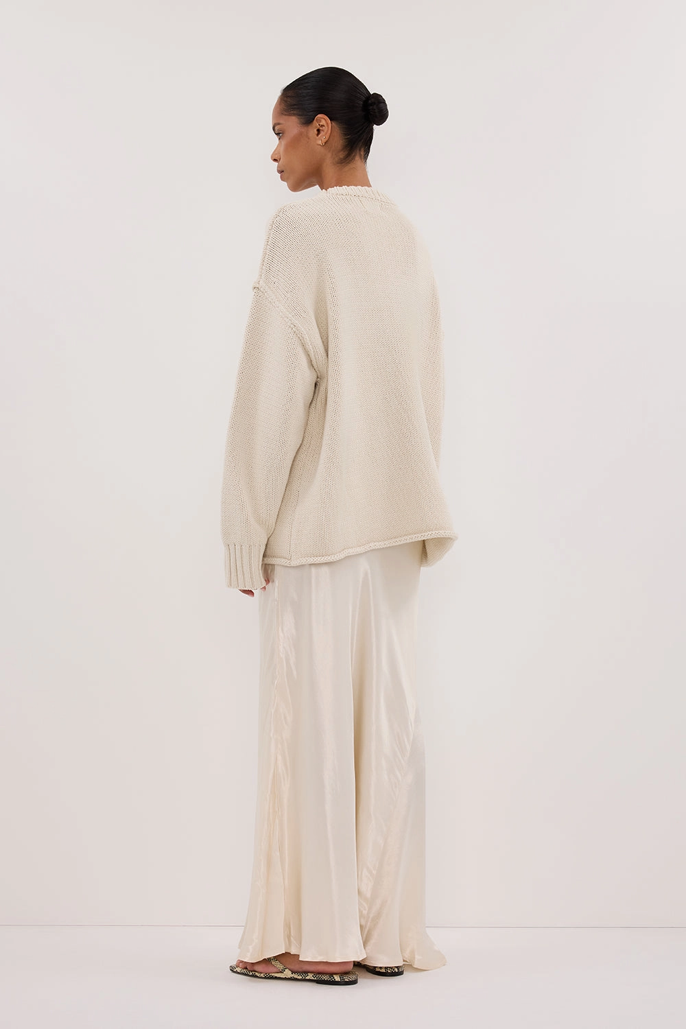 ROY PLASTER LONGLINE KNIT JUMPER