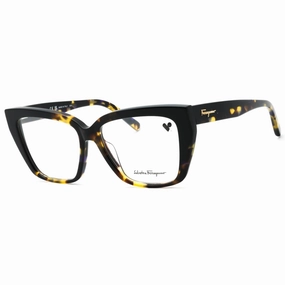 Salvatore Ferragamo Women's Eyeglasses - Vintage Blue Tortoise/Black | SF2939 235