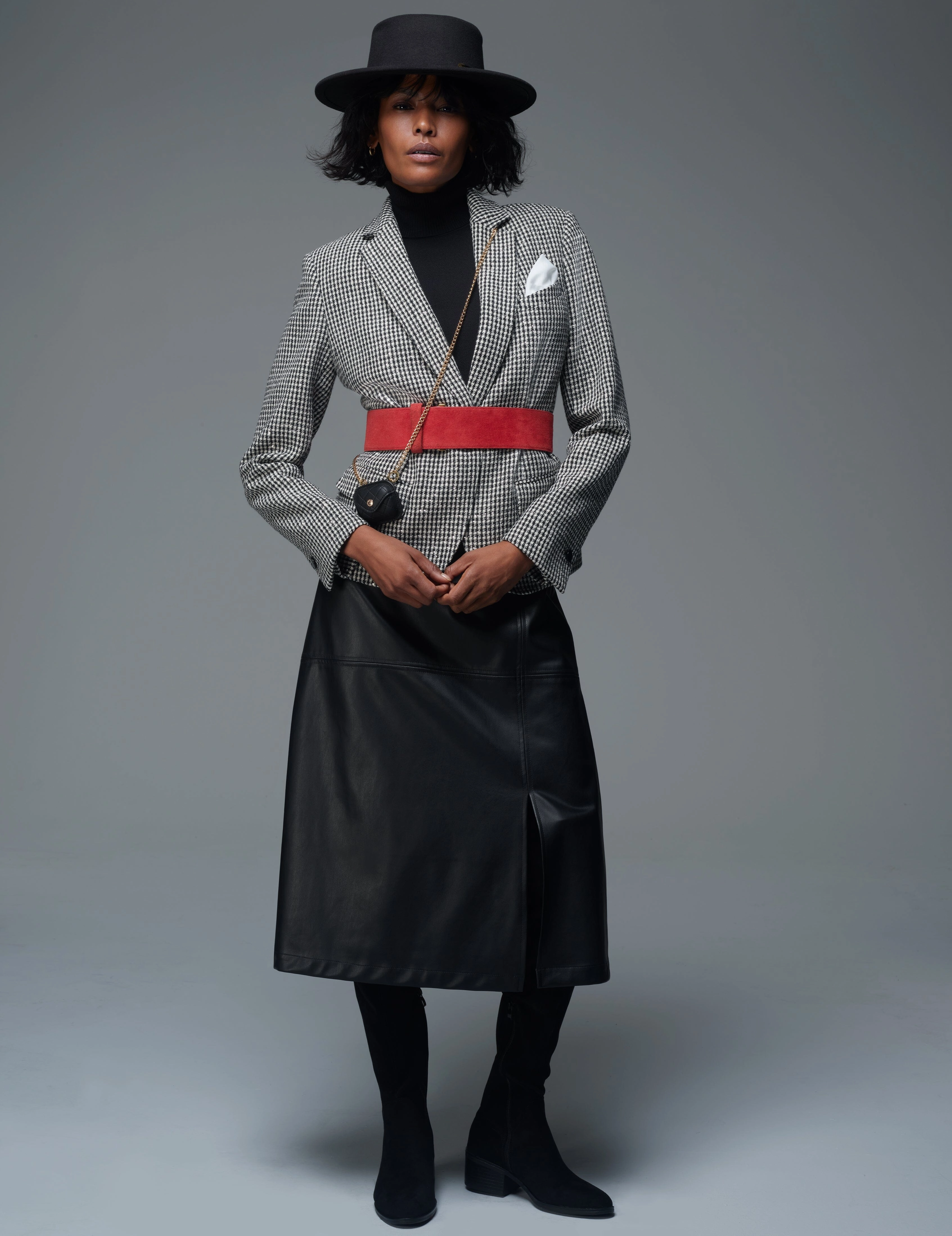 Sequin One Button Notch Collar Blazer- Sale