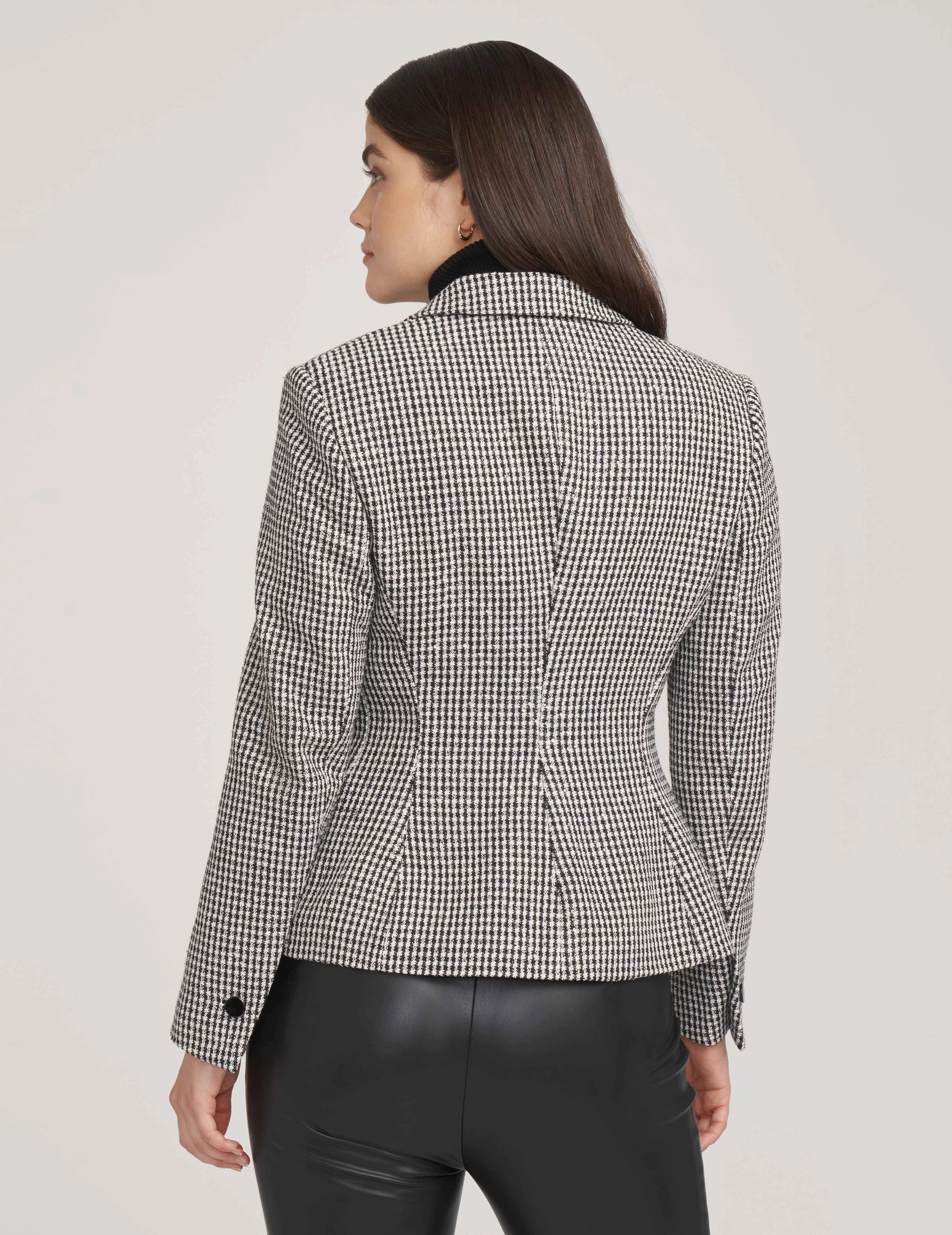Sequin One Button Notch Collar Blazer- Sale
