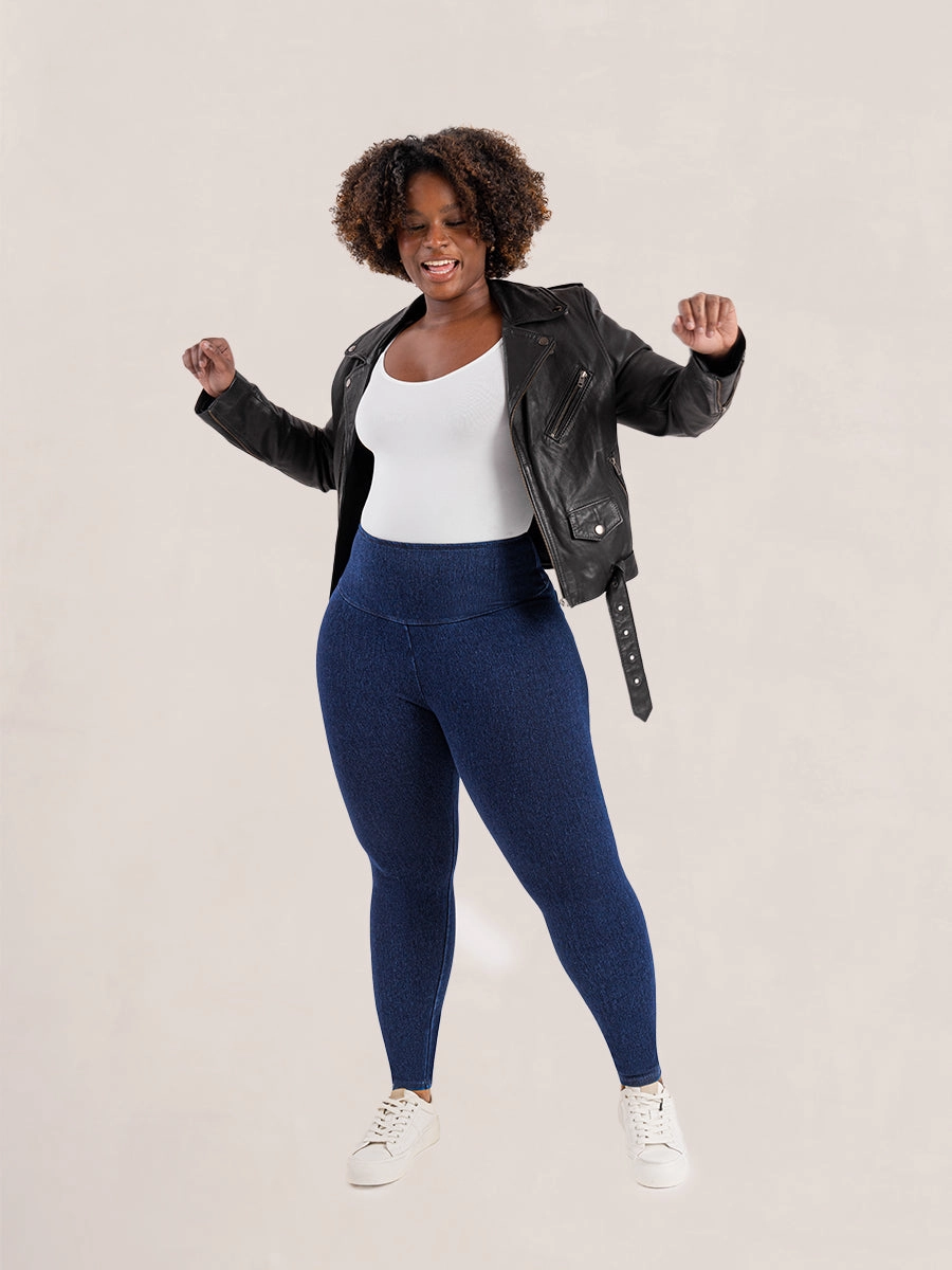 Shapermint Essentials High-Waisted Shaping Jeggings - Wear Test