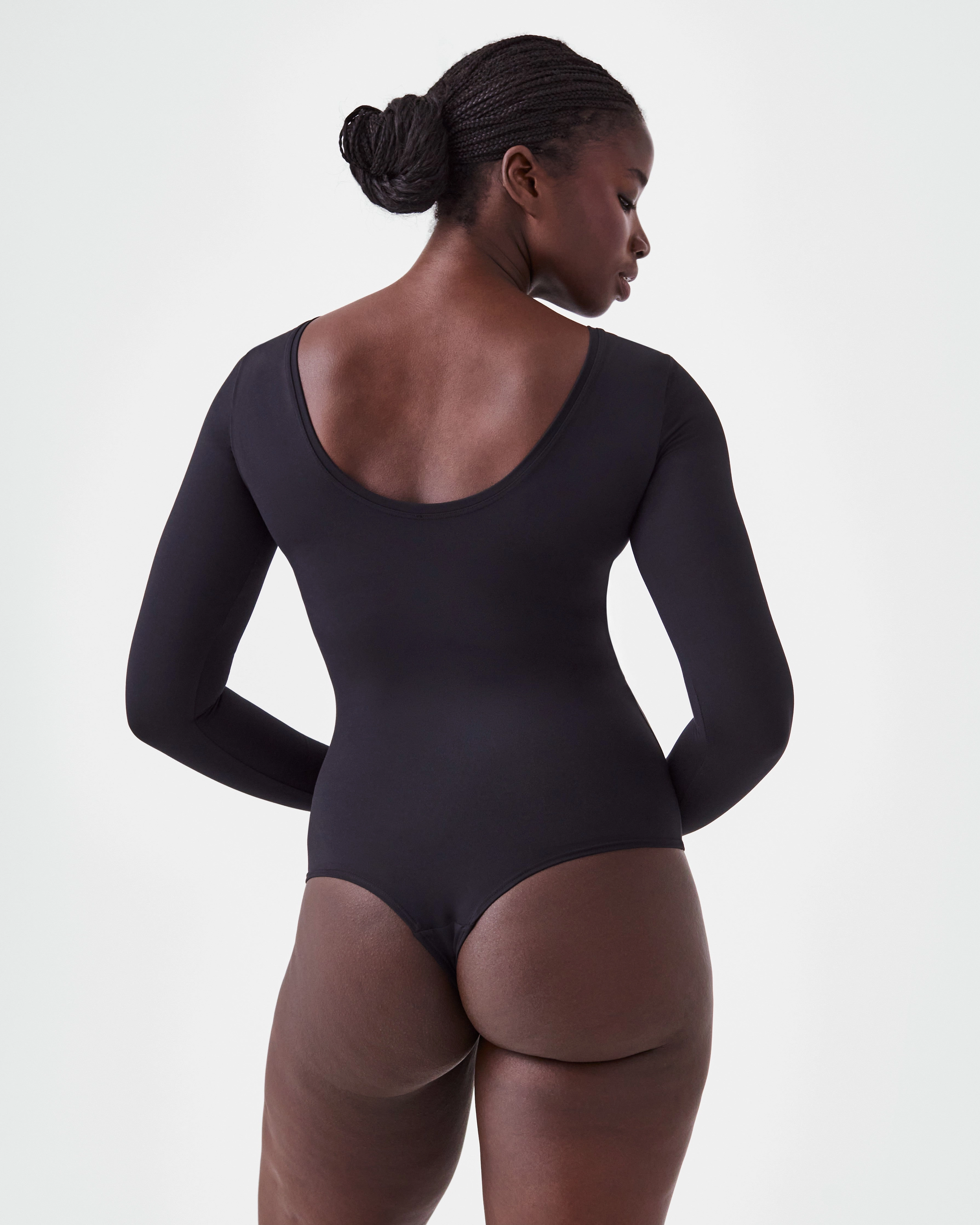 SPANX® Suit Yourself Long Sleeve Scoop Neck Bodysuit