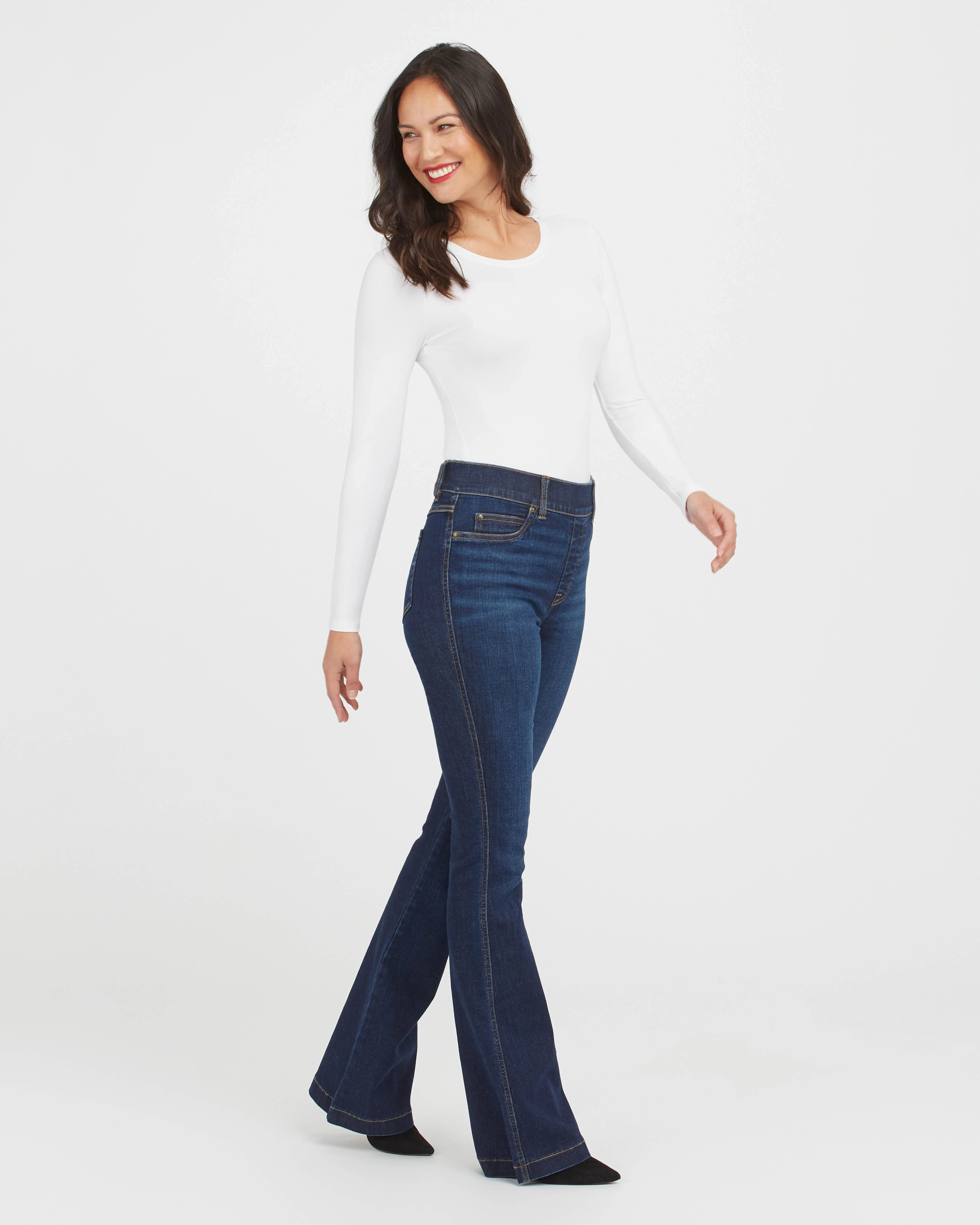 SPANX® Suit Yourself Long Sleeve Scoop Neck Bodysuit