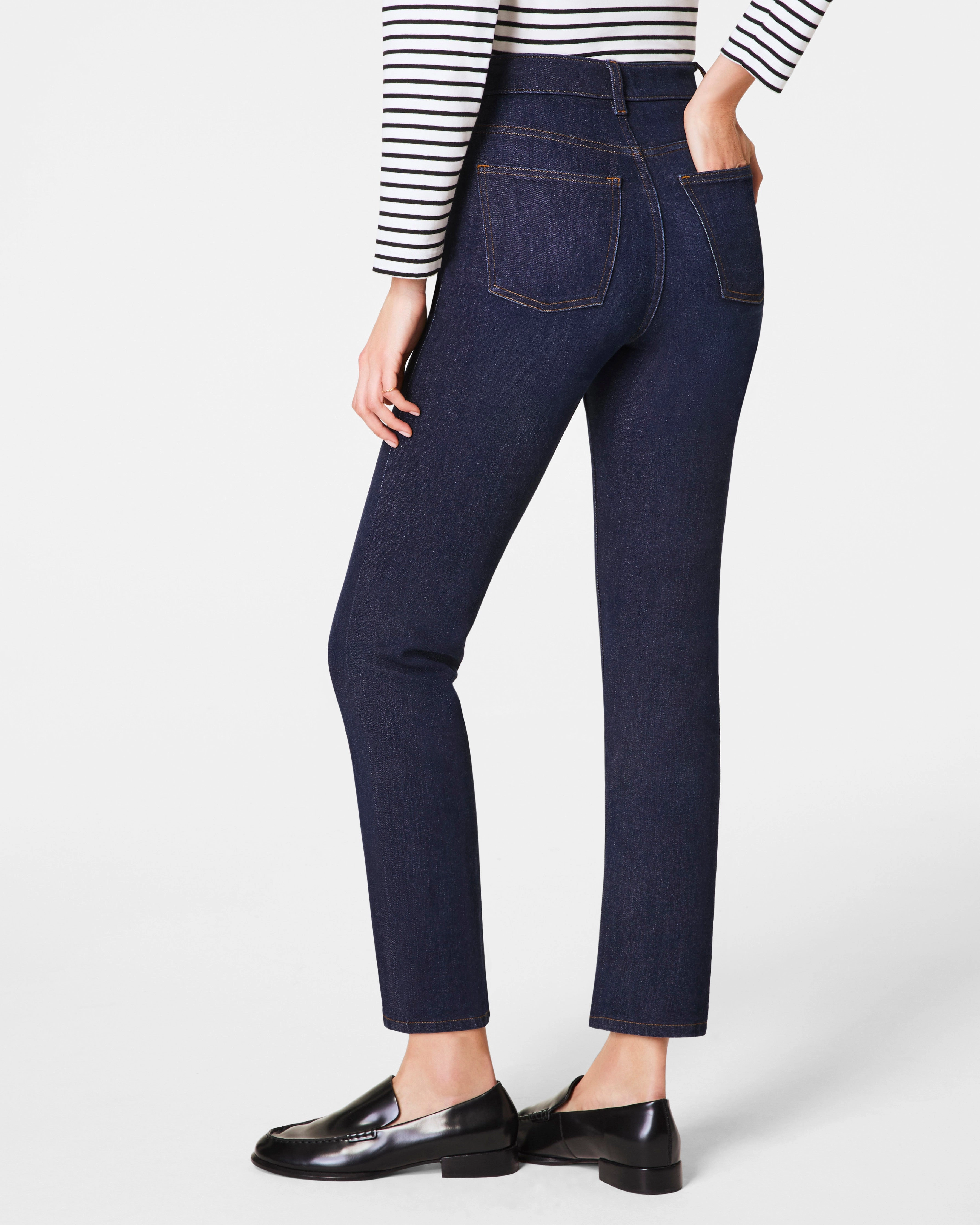 SPANXsculpt™ ReDefine Slim Straight Jeans, Dark Indigo