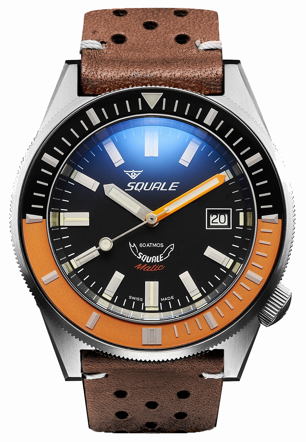 Squale 60 Atmos Squalematic Black Orange MATICXSC.PTS