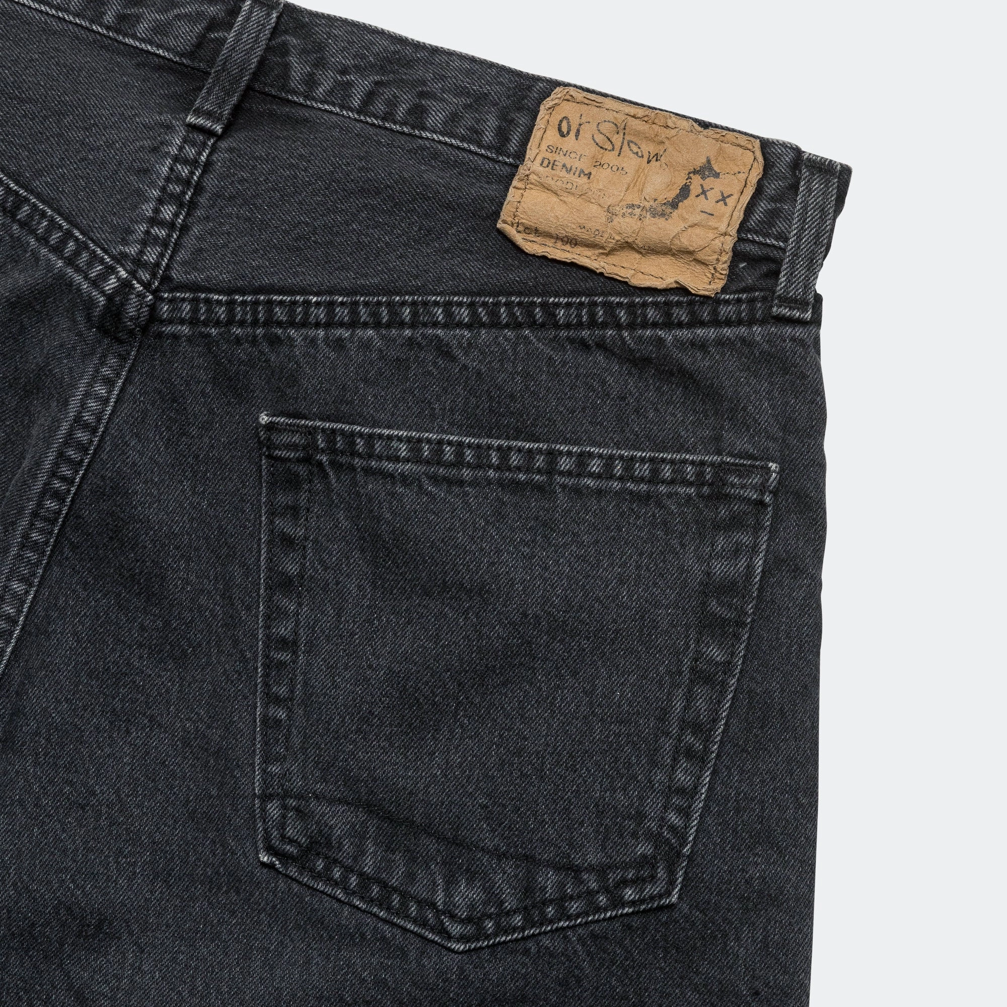 Super Dad Fit Shorts - Black Denim Stone