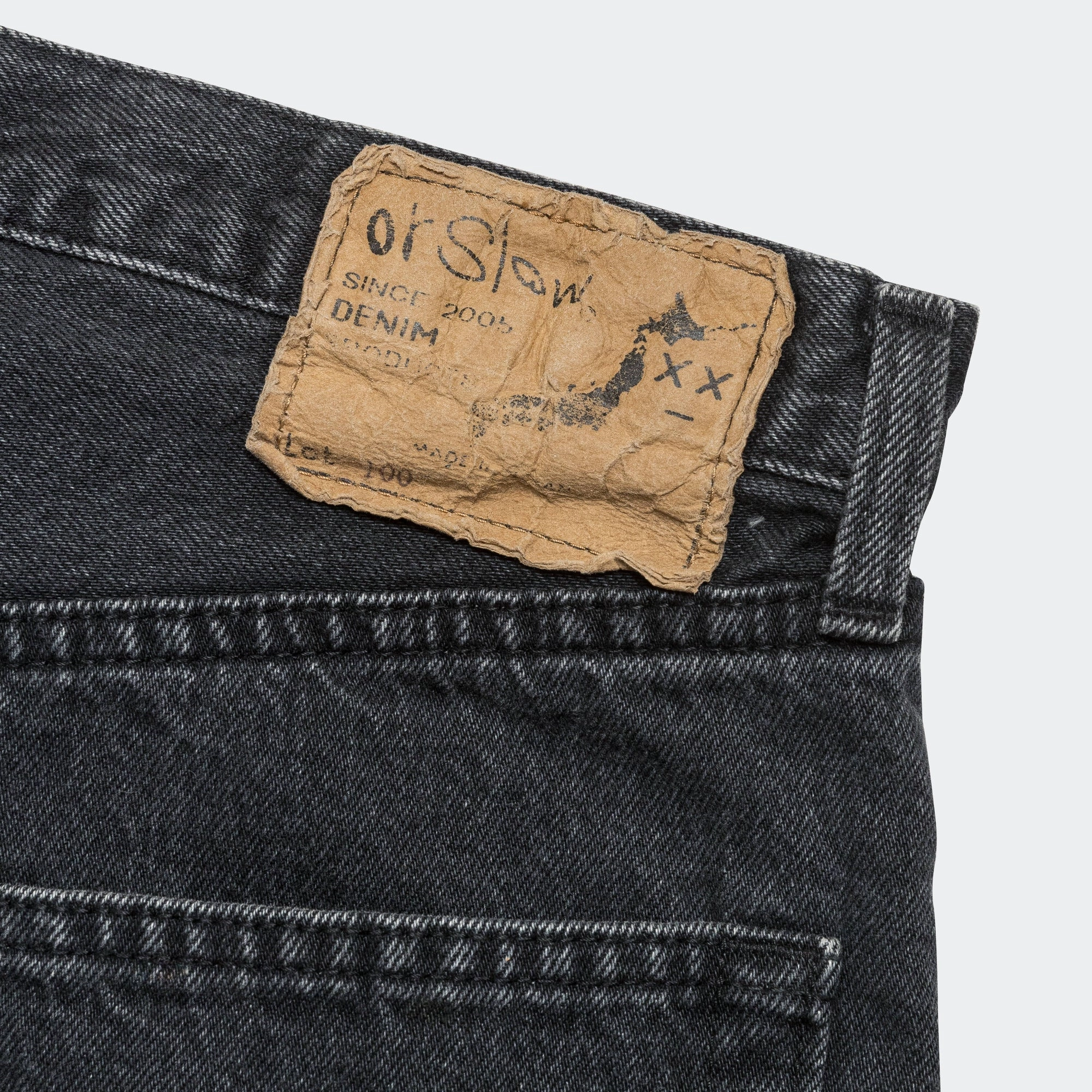 Super Dad Fit Shorts - Black Denim Stone