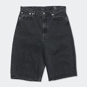 Super Dad Fit Shorts - Black Denim Stone
