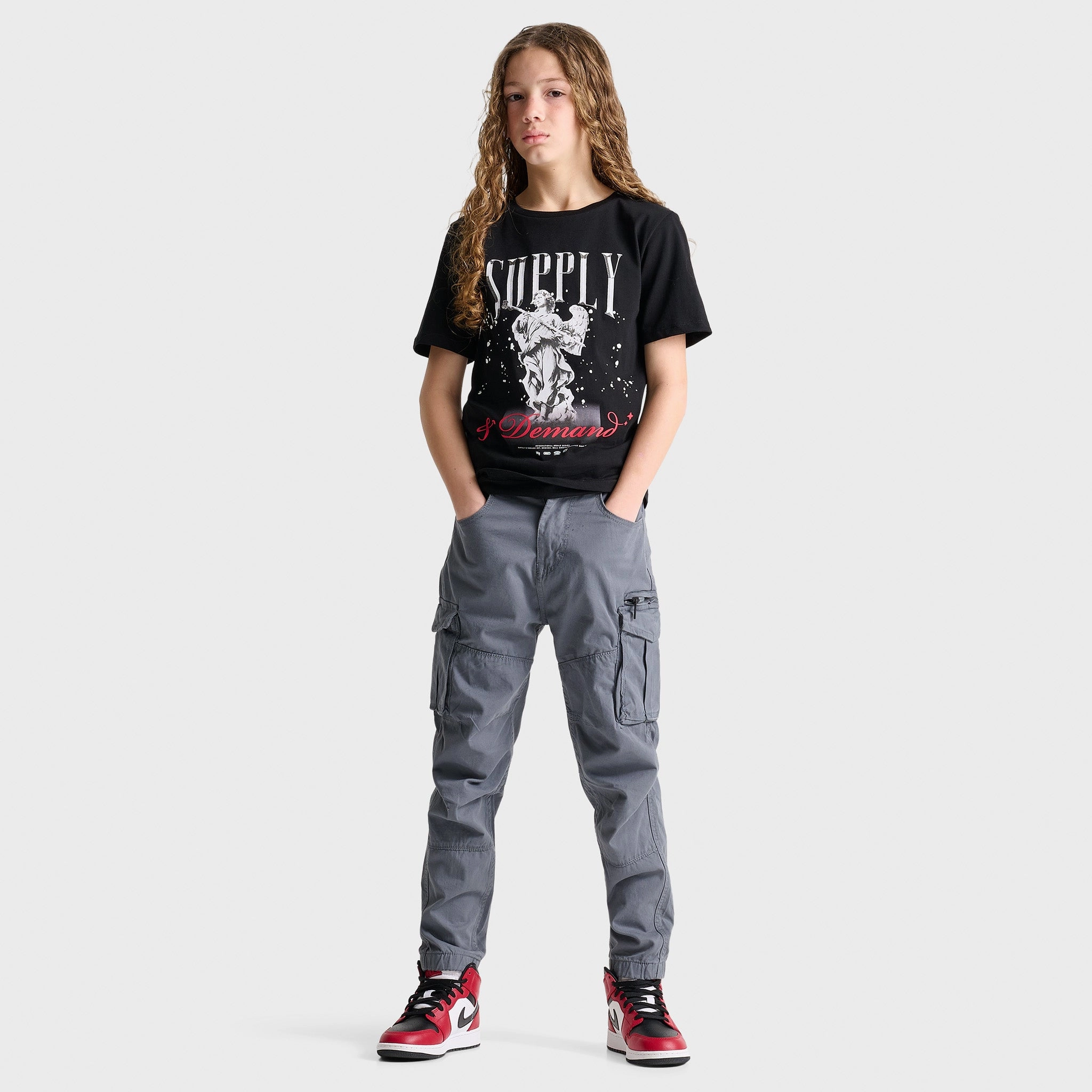 Supply & Demand Junior Boys' Divine T-shirt / Black