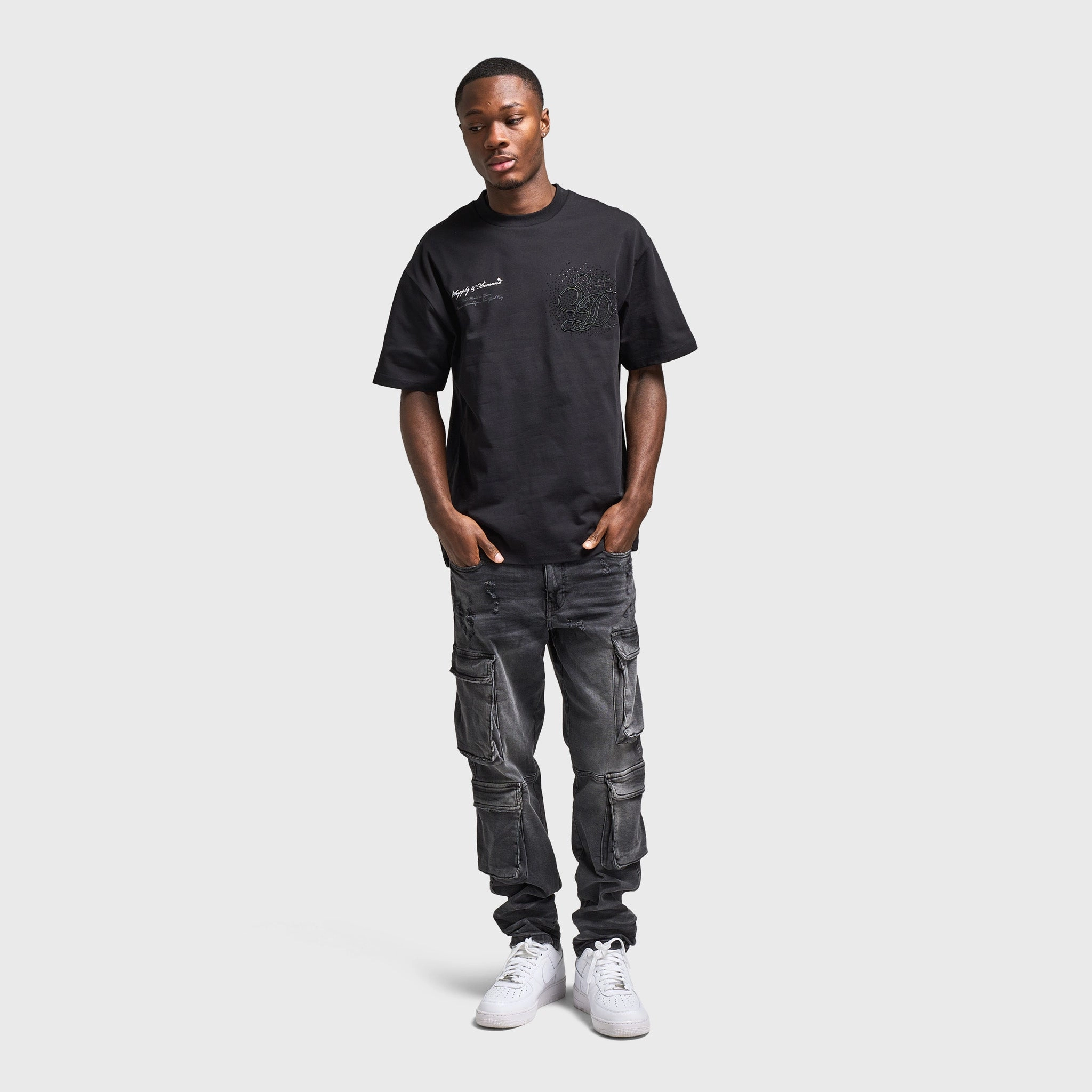 Supply & Demand Klink Graphic T-Shirt / Black