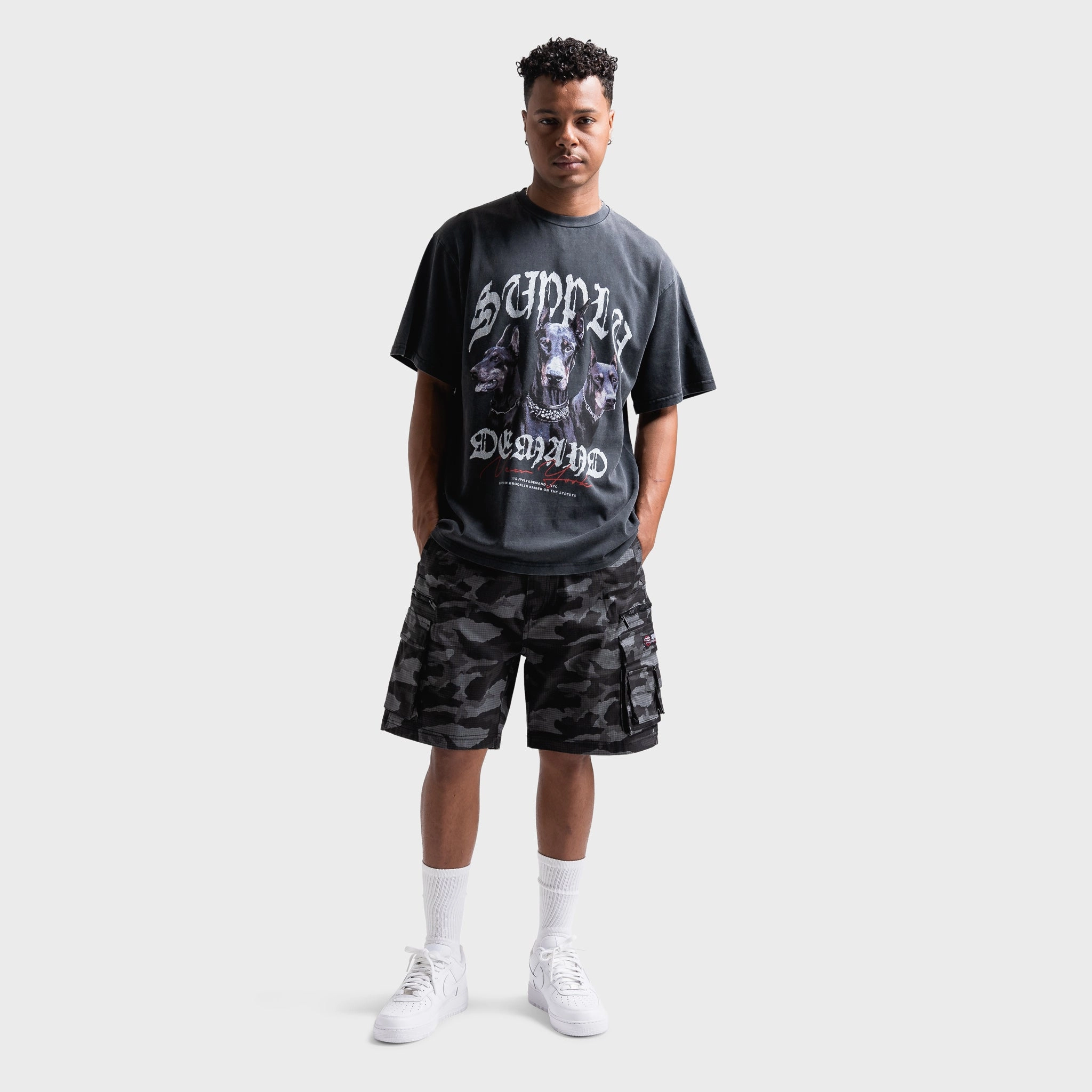 Supply & Demand Omega Cargo Shorts / Dark Camo