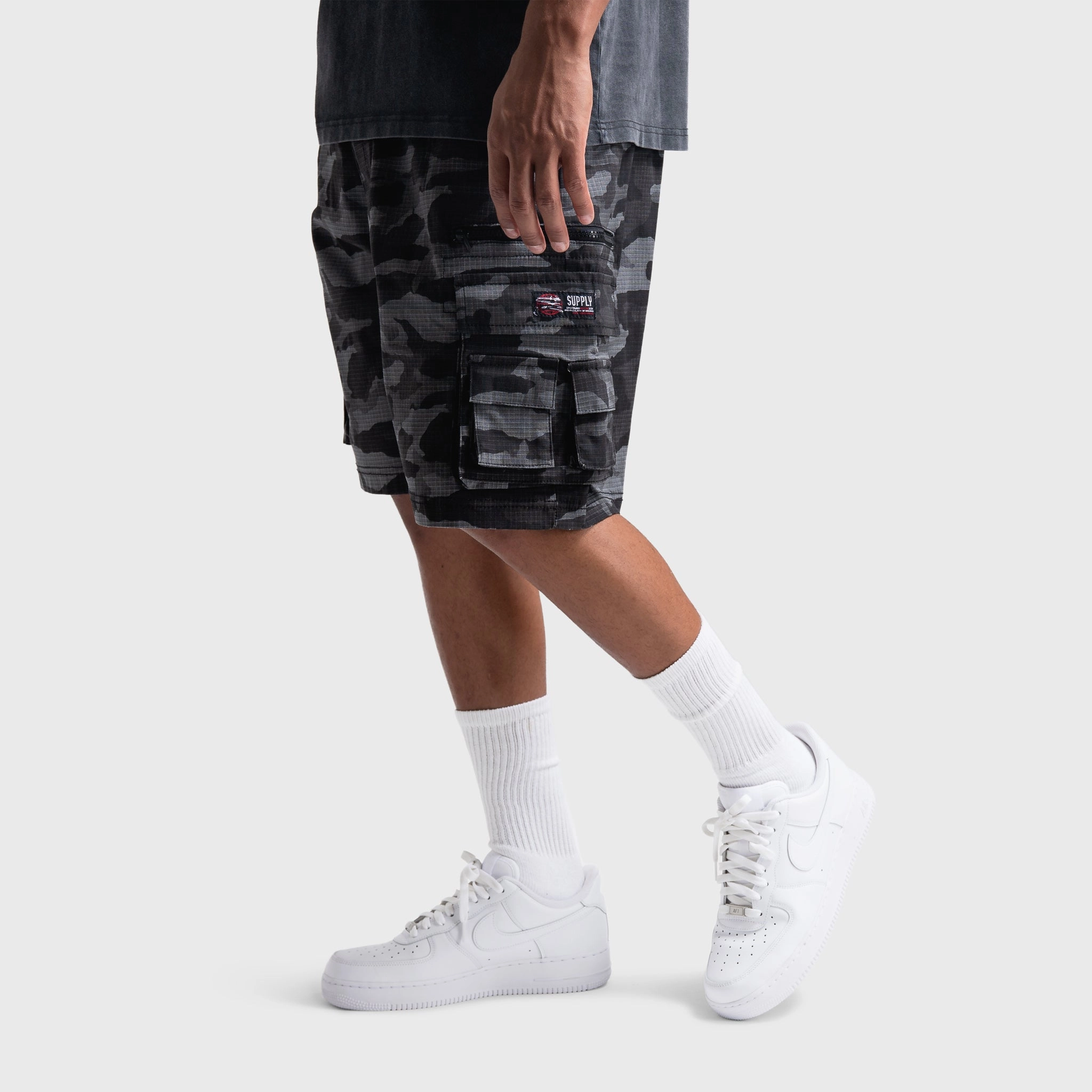 Supply & Demand Omega Cargo Shorts / Dark Camo
