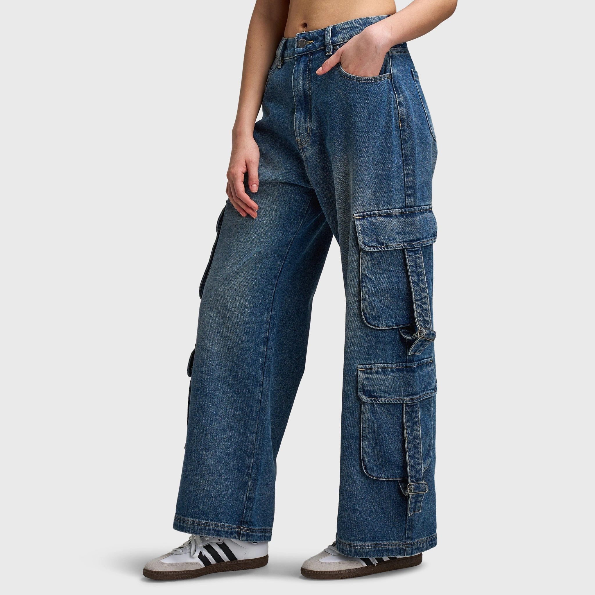 Supply & Demand Women's Born Jeans / Mid Wash Denim