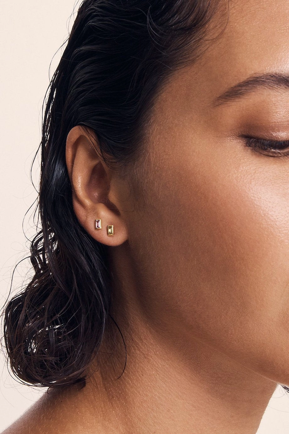 Temple Of The Sun Leda Studs - Peridot