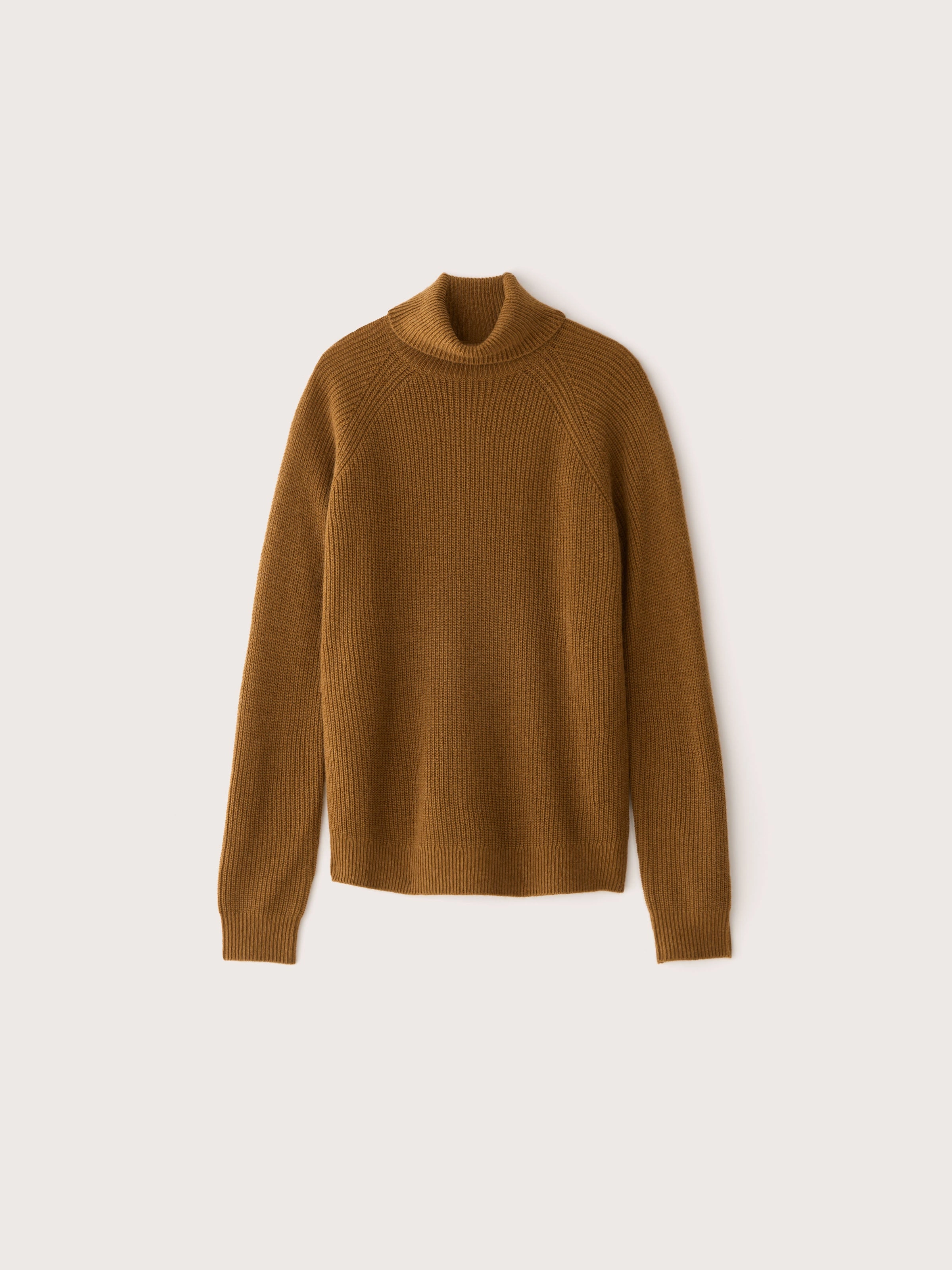 The Turtle Neck Sweater in Burnt Toffee