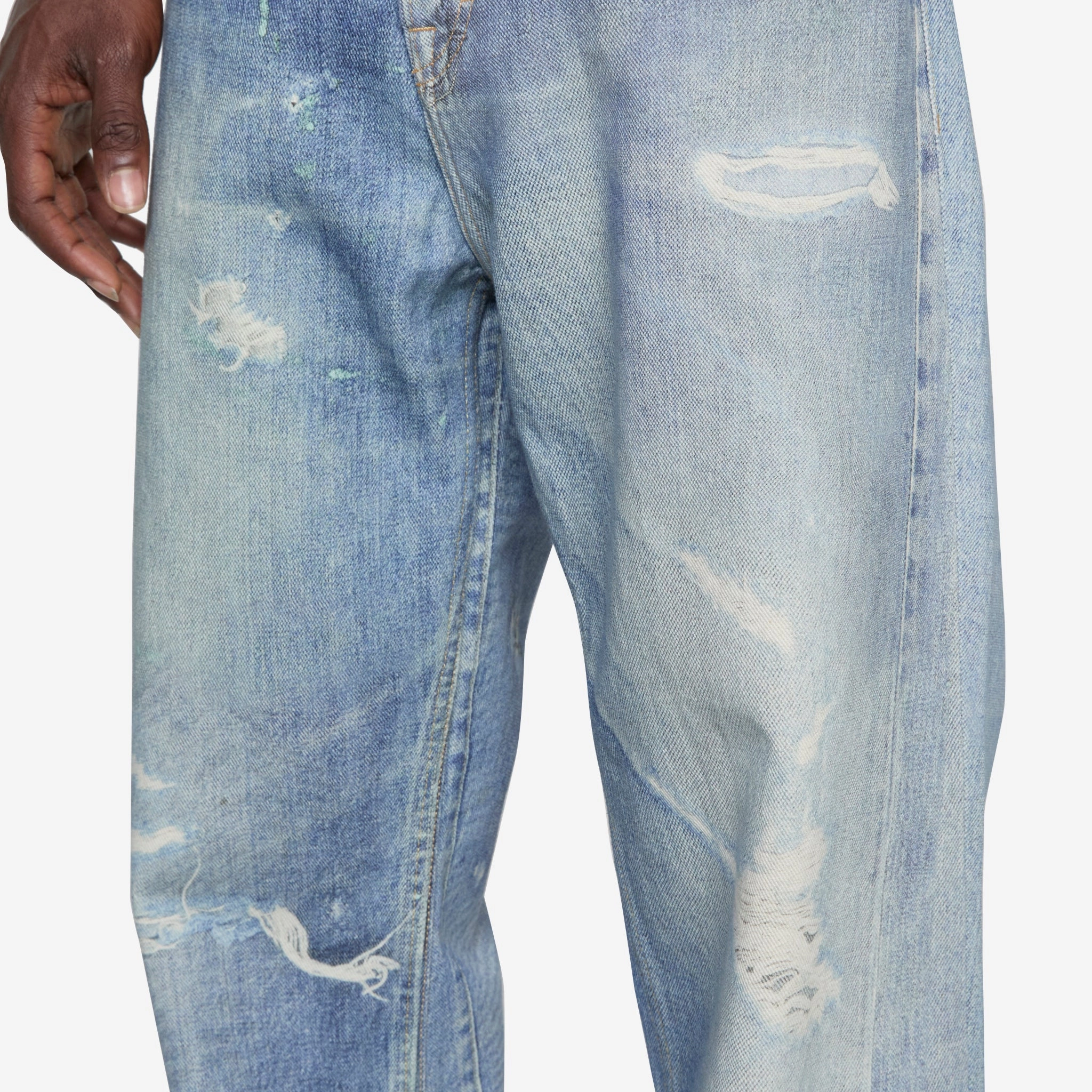 Third Cut Jeans Digital Denim Print